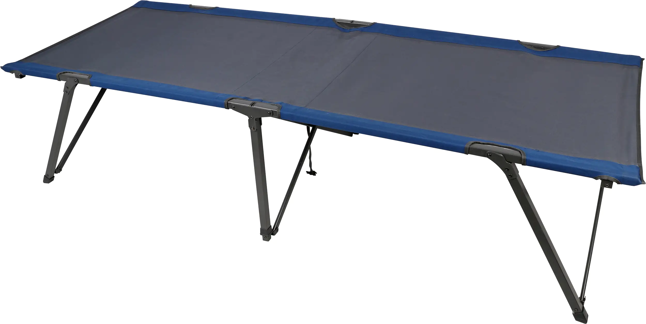 TrendLine Campingliege Feldbett, schwarz-blau