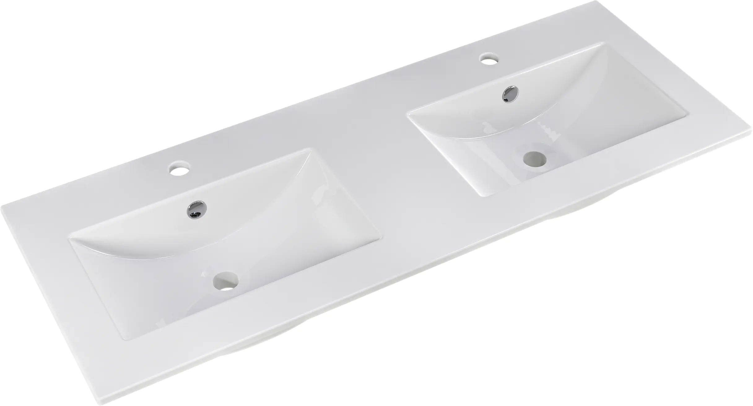 Primaster Keramikwaschbecken 121 cm Düsseldorf weiß