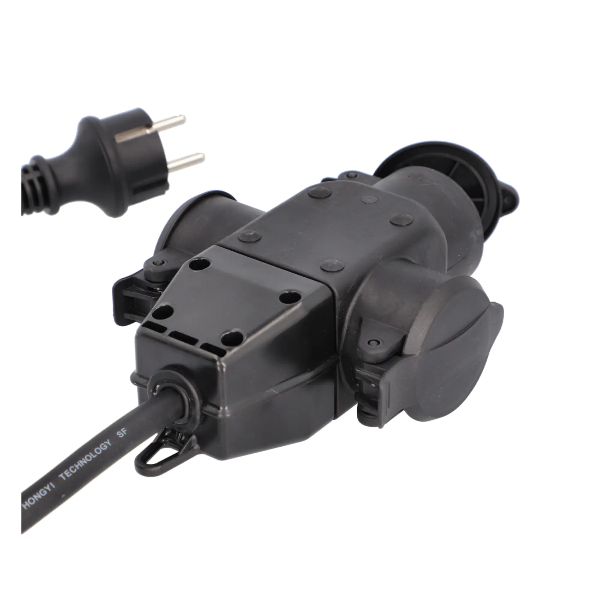 Unitec Verlängerungskabel mit 3 Schutzkontaktsteckdosen 50 cm schwarz Unitec Verlängerungskabel mit 3 Schutzkontaktsteckdosen 50 cm schwarz