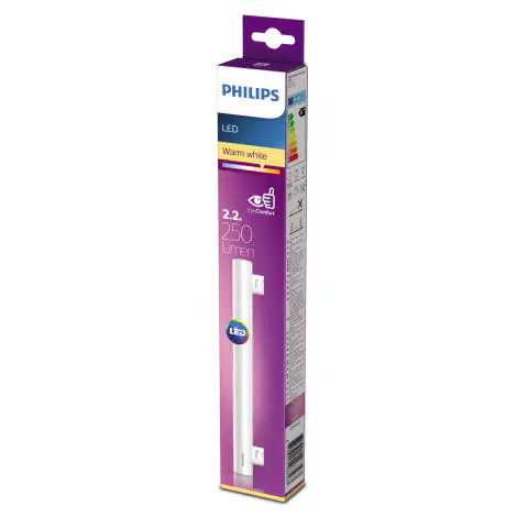 Philips LED-Leuchtmittel Stabform 30cm S14S 2,2W warmweiß