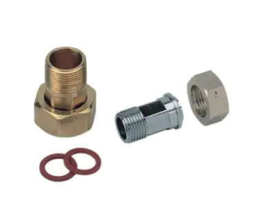 Wasserzählerverschraubung 1/2" Messing