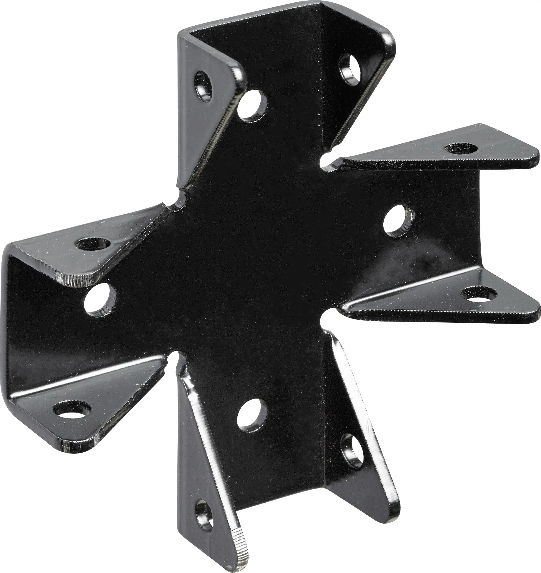 Hettich Korpusverbinder X Stahl 68 x 68 x 15 mm schwarz 