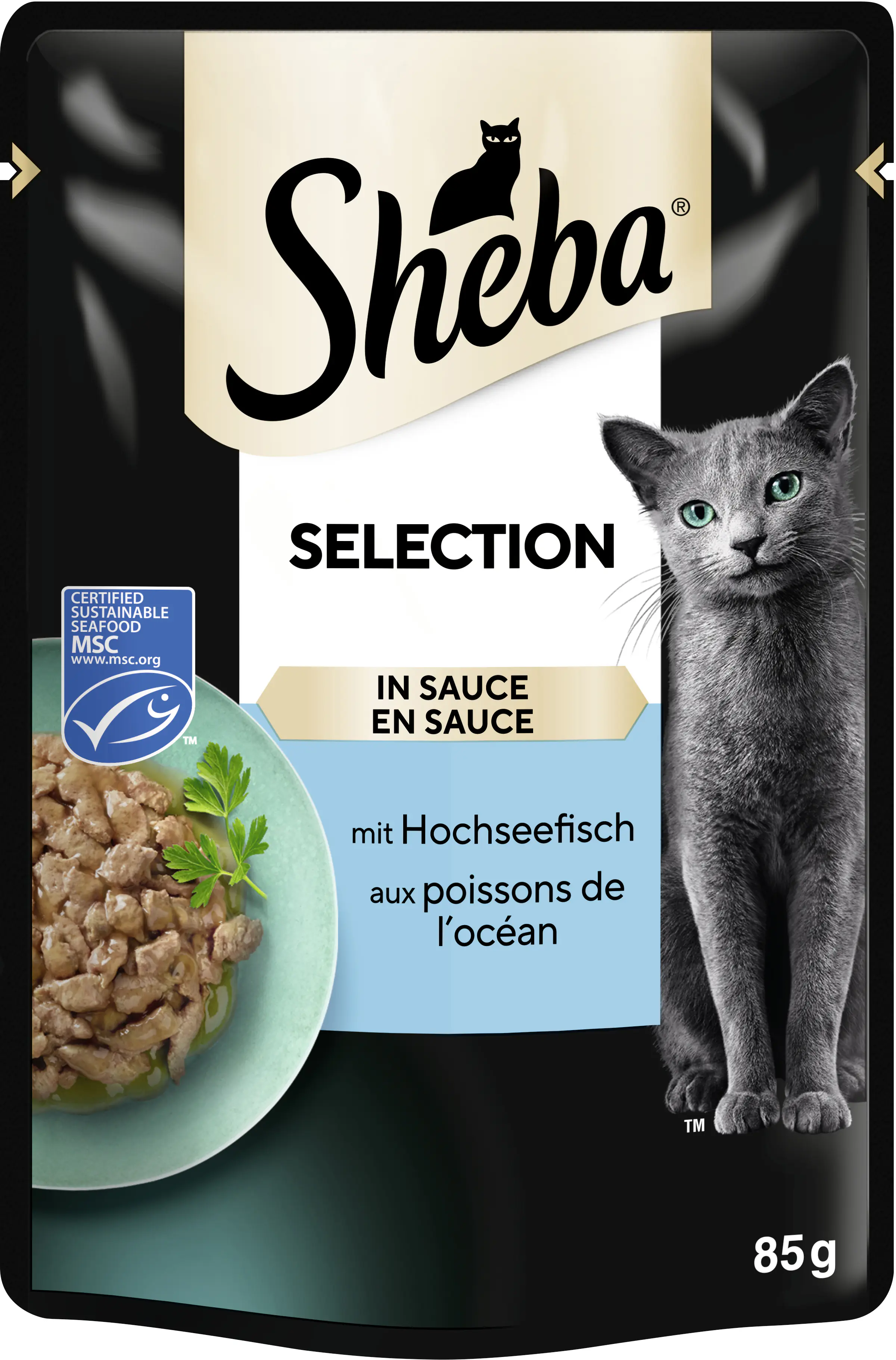 Sheba Selection in Sauce Katzennassfutter Adult 85 g Thunfisch