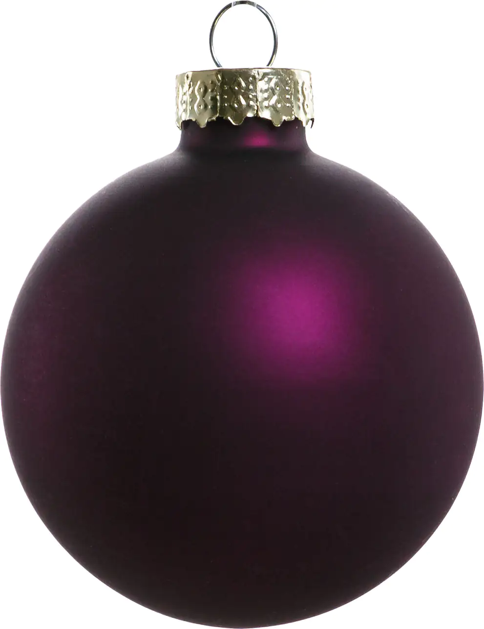 TrendLine Glaskugelmix uni glanz/matt, 60 mm, lila, 20 Stück