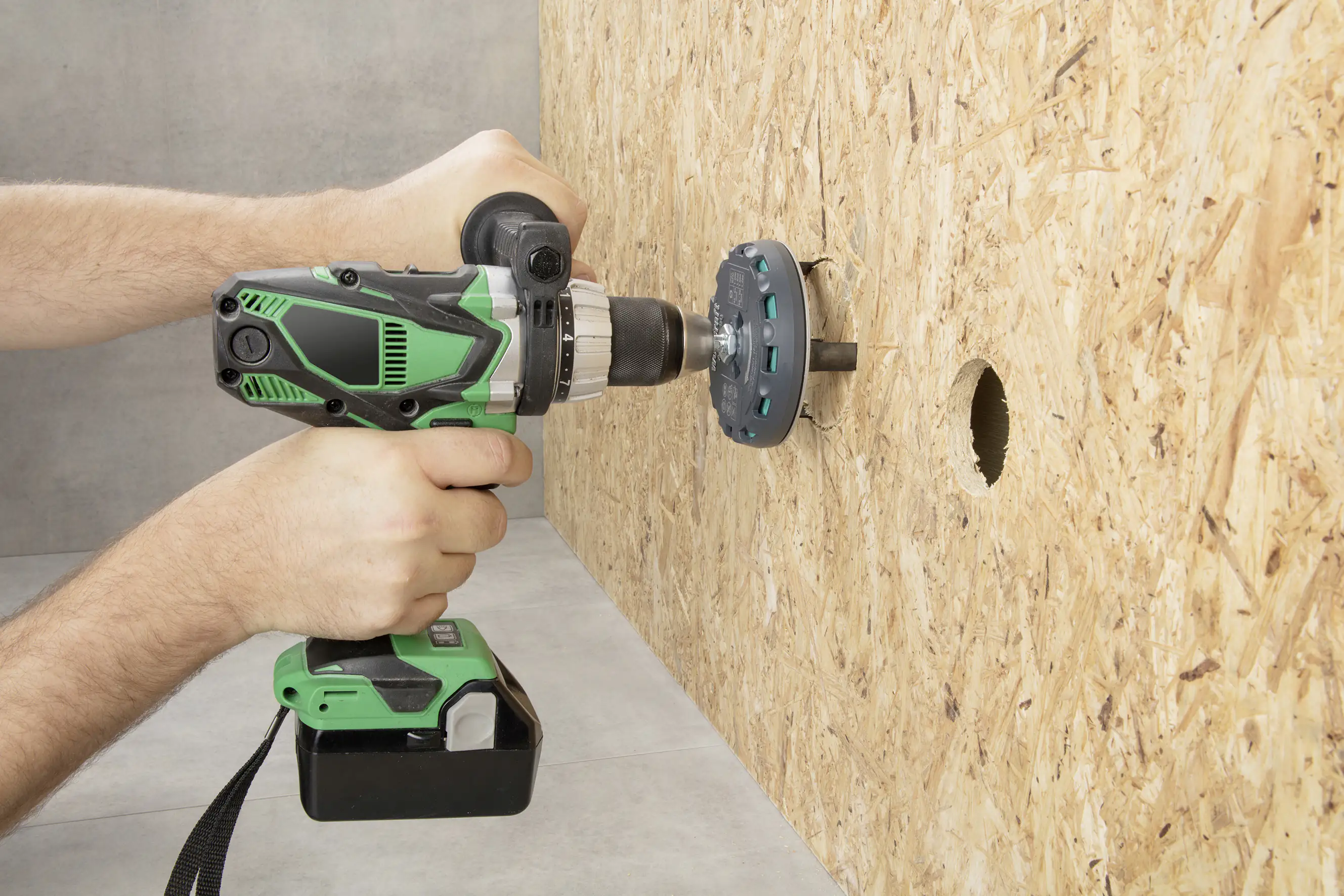 Wolfcraft Lochsäge verstellbar Ø 40-90 mm