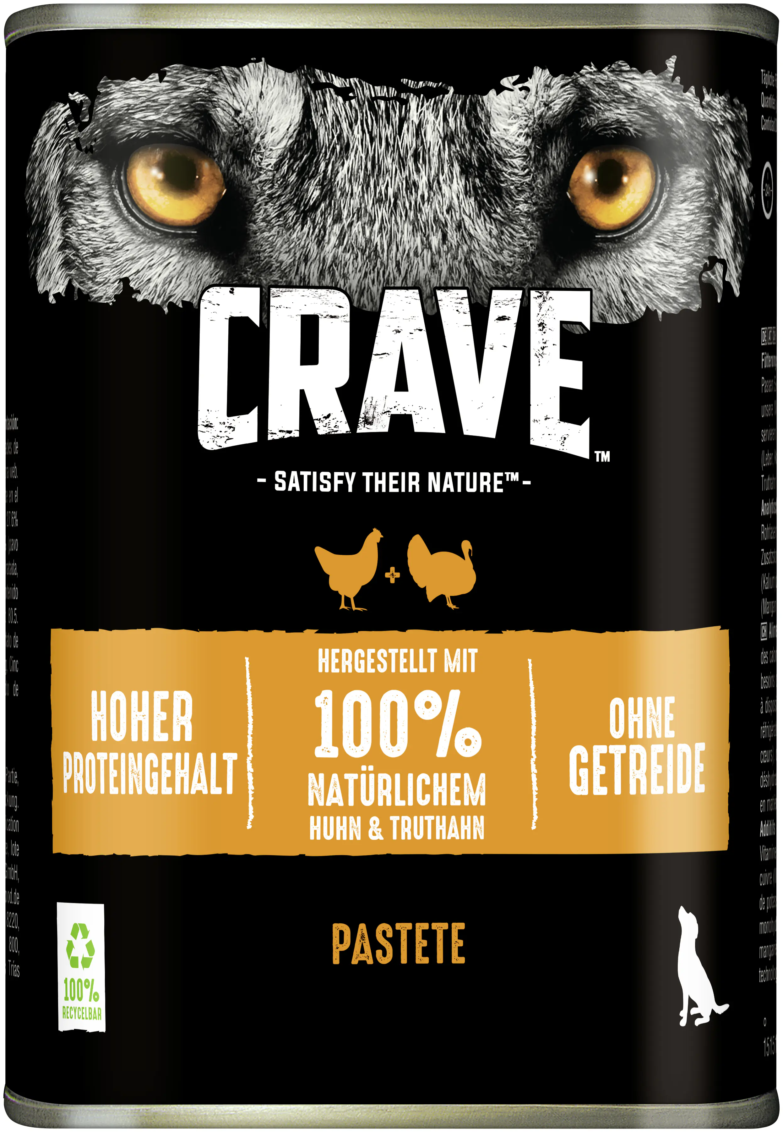 Crave Adult mit Huhn und Truthahn Hundefutter 400 g
