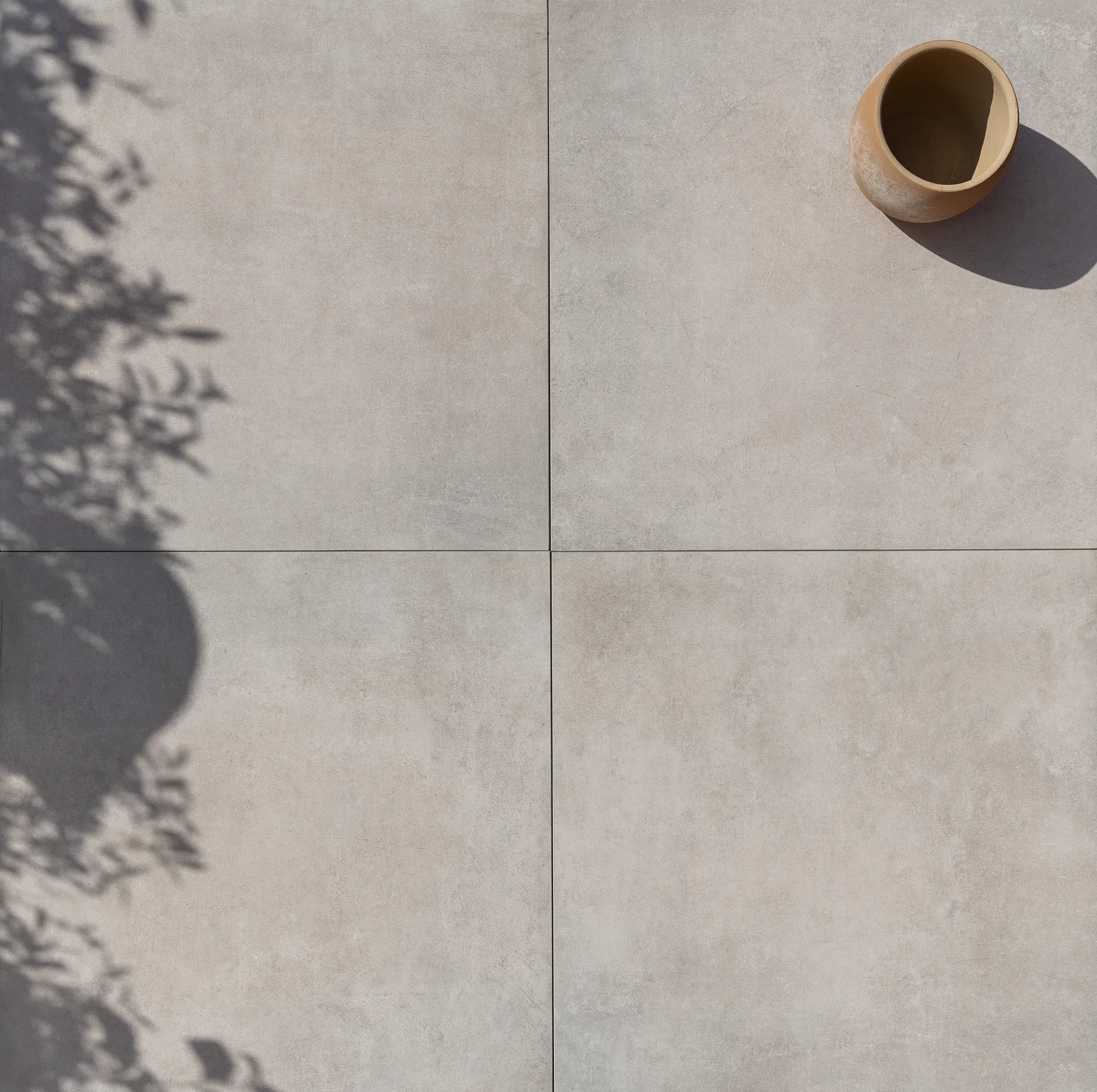 Terrassenplatte Feinsteinzeug Miami 60 x 60 x 3 cm grau-beige Terrassenplatte Feinsteinzeug Miami 60 x 60 x 3 cm grau-beige