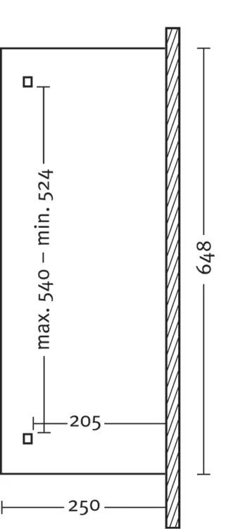 SKAN HOLZ Terrassenüberdachung Ravenna 648 x 250 cm, Douglasie, natur