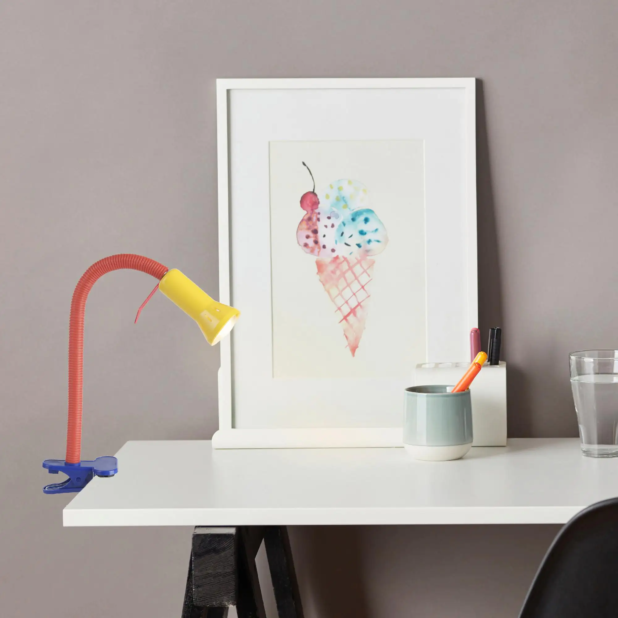 Brilliant Klemmleuchte Flex 52 x 6,2 cm E14, max. 40 W, mit Flexarm