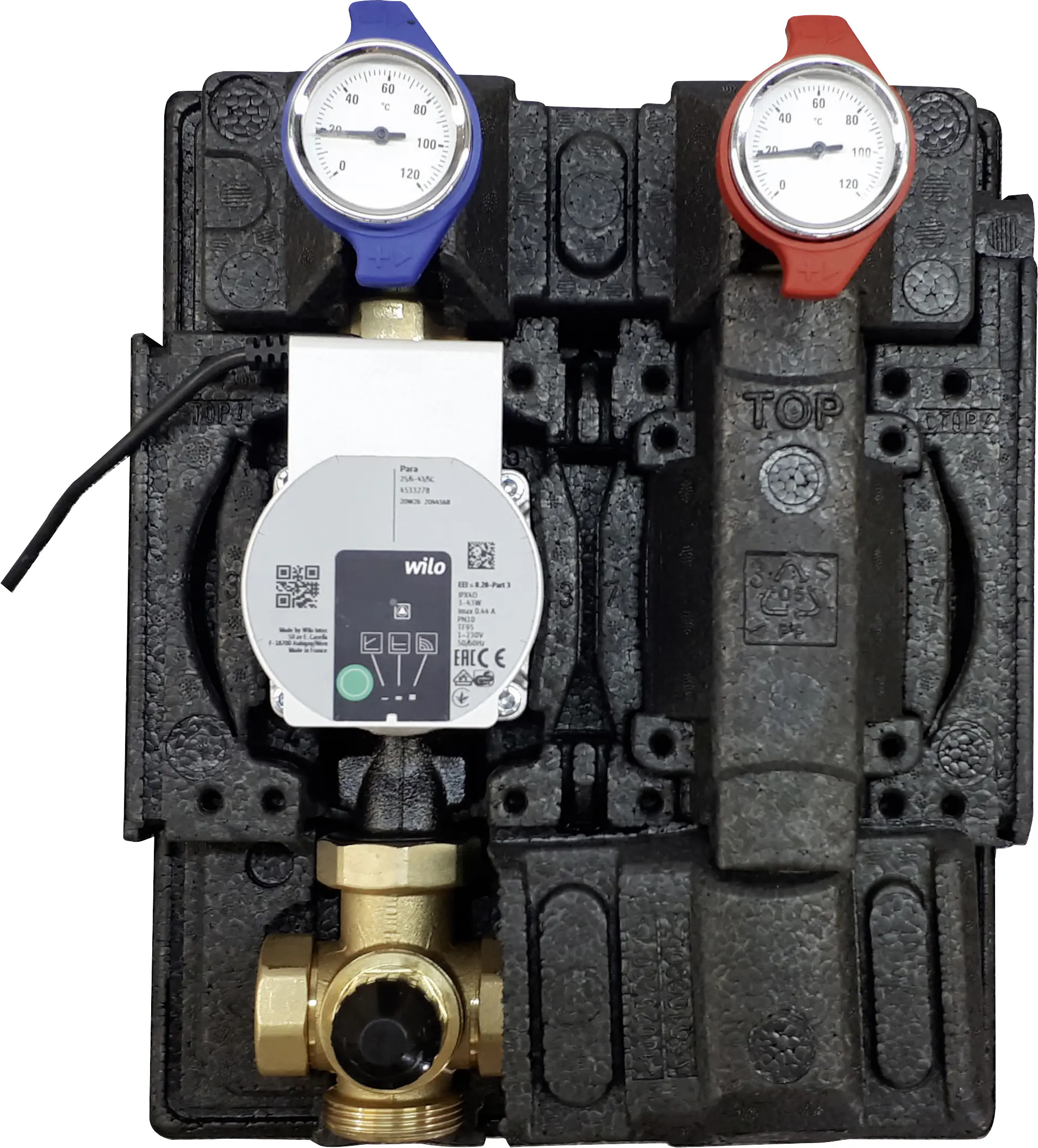 Justus Speicherladestation AQUAload mit Mischventil und Effizienzpumpe