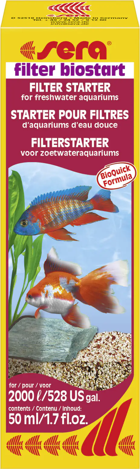 Sera Aquariumfilter biostart 50 ml Sera Aquariumfilter biostart 50 ml