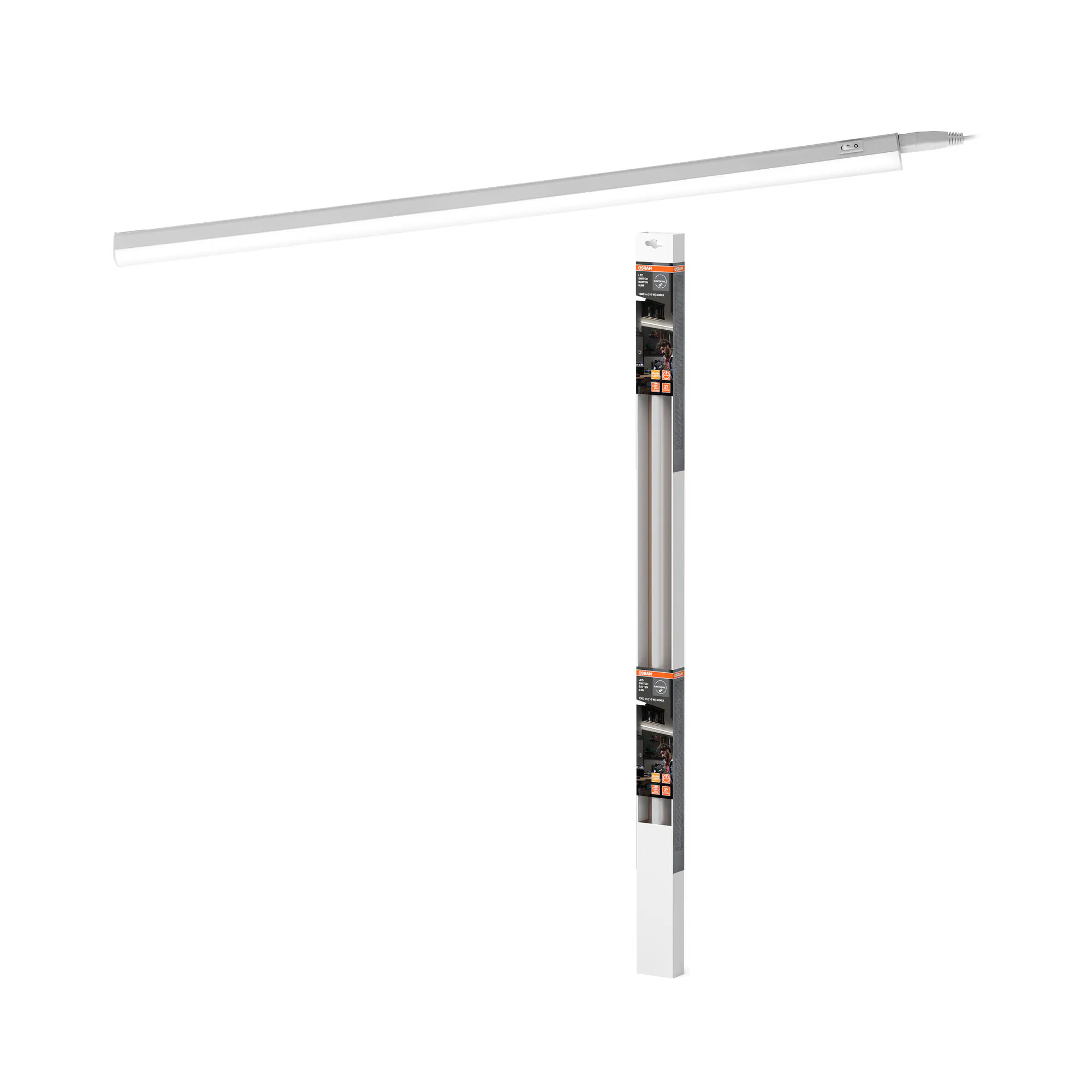 Osram LED Lichtleiste Switch Batten 87 cm weiß 10 W Osram LED Lichtleiste Switch Batten 87 cm weiß 10 W