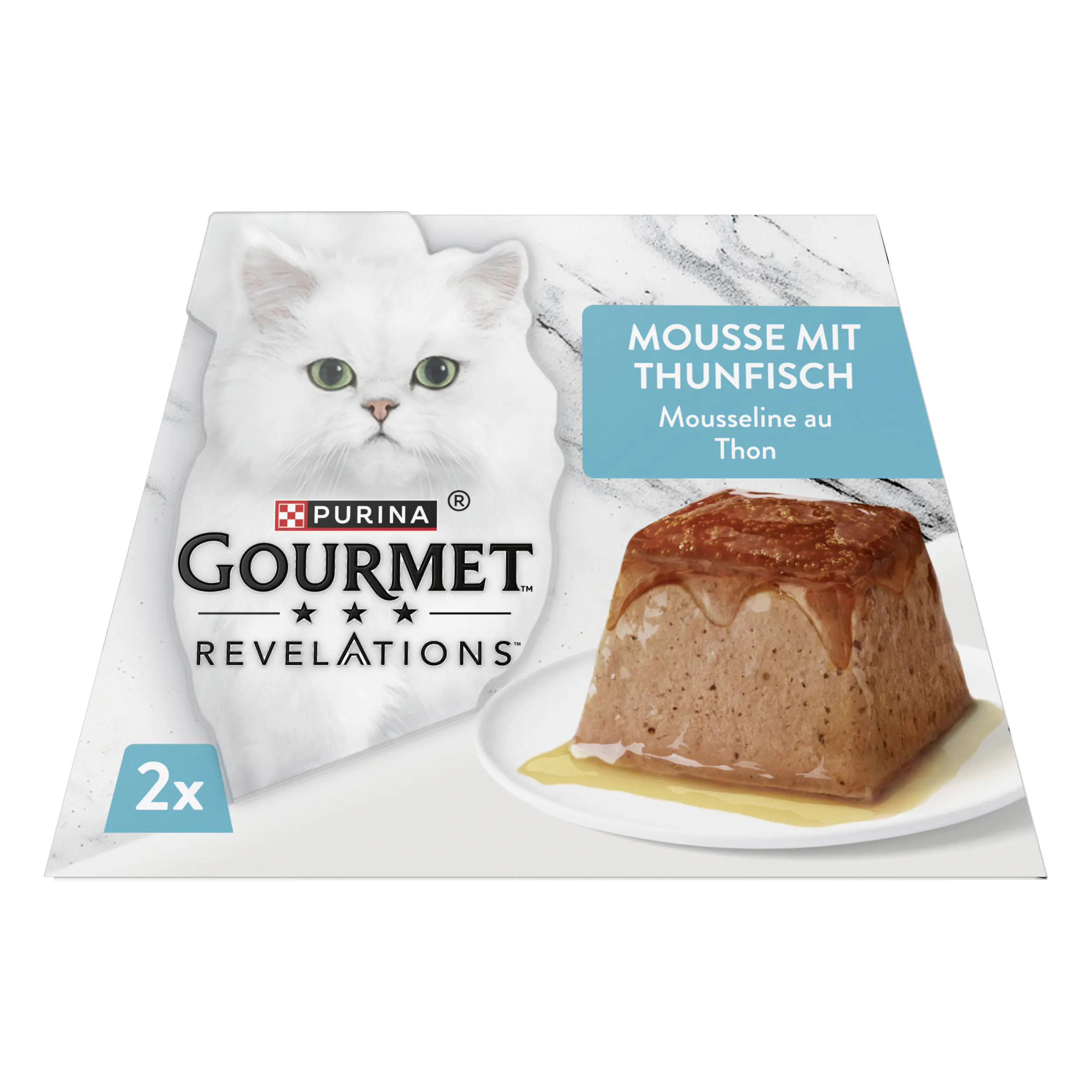 Gourmet Revelations Katzenfutter Mousse mit Thunfisch 2 x 57 g