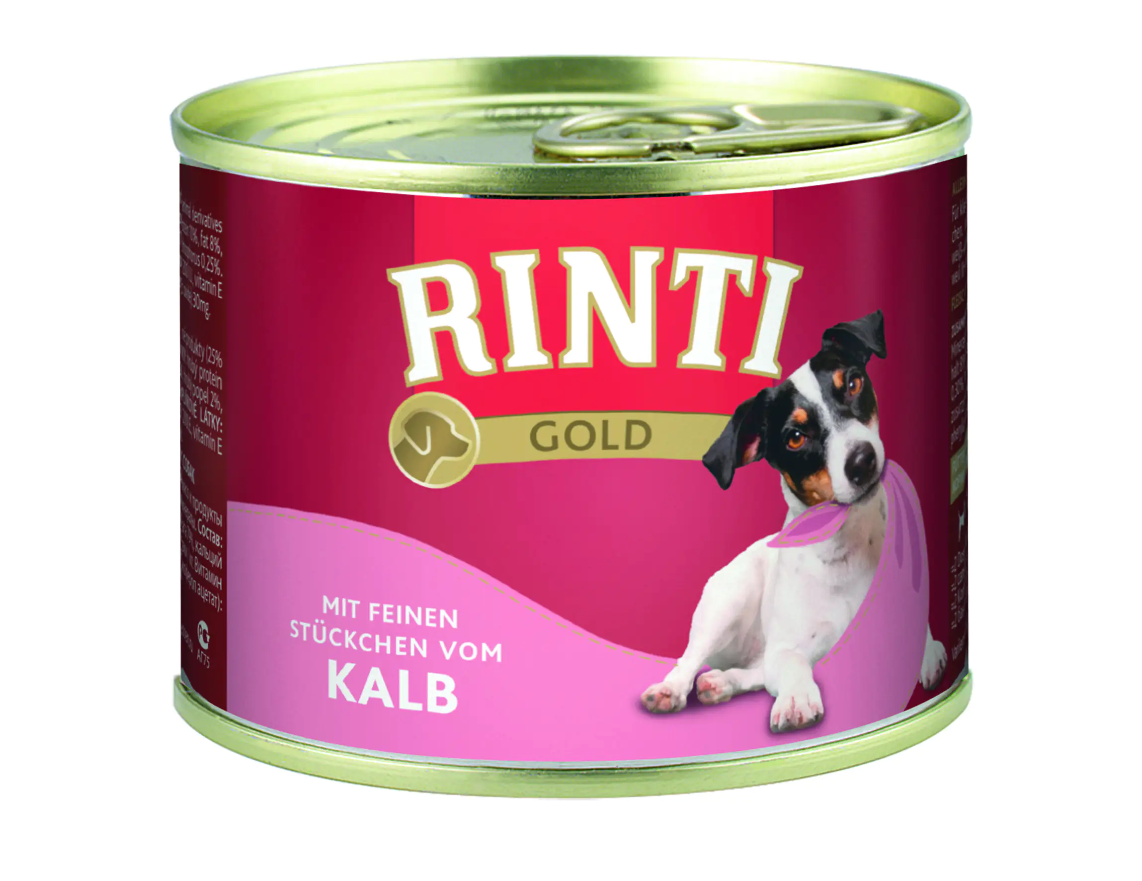Rinti Gold Hundenassfutter Adult 185 g Kalb