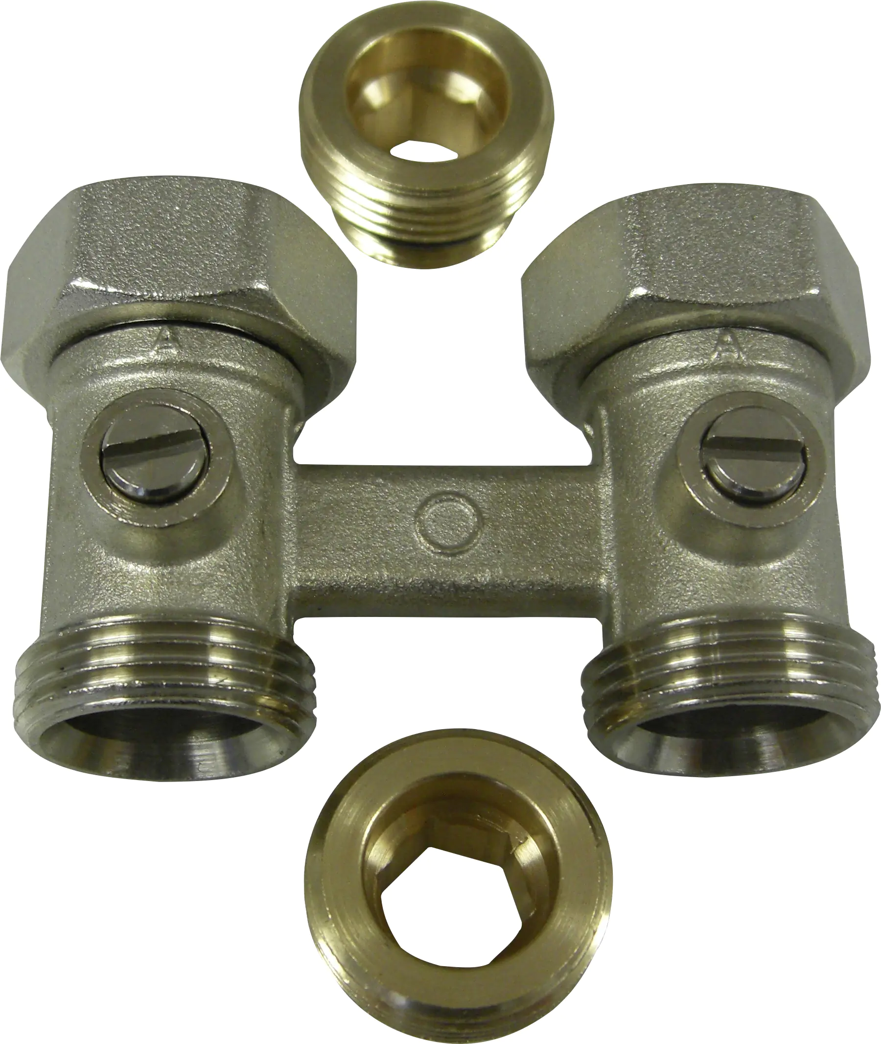 sanicomfort Doppelblock Ventilheizkörper 1/2" Durchgang