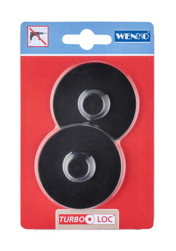 Wenko Befestigungshaken Turbo Loc schwarz