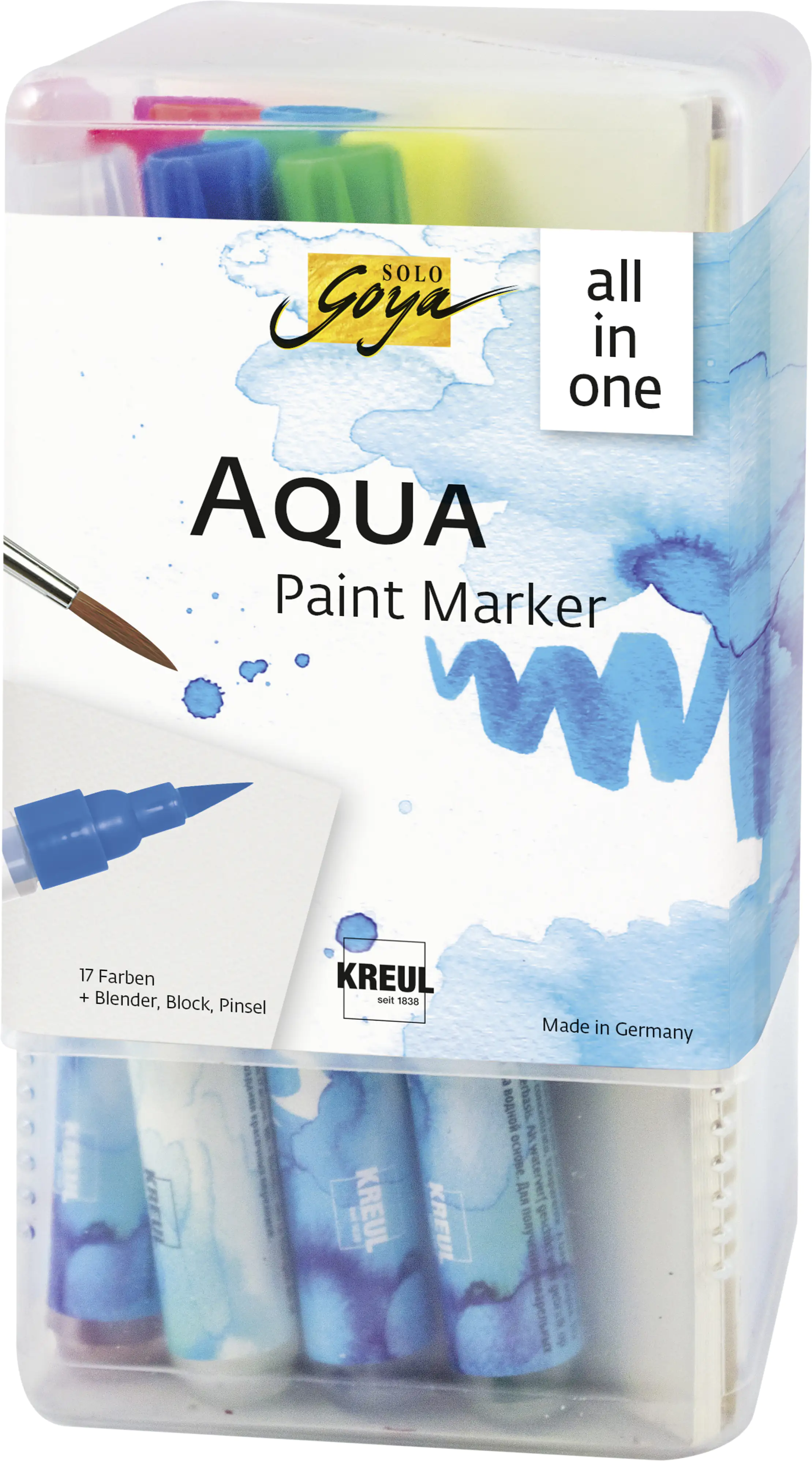 Kreul Solo Goya Aqua Paint Marker Powerpack All-in-one 17 Stifte