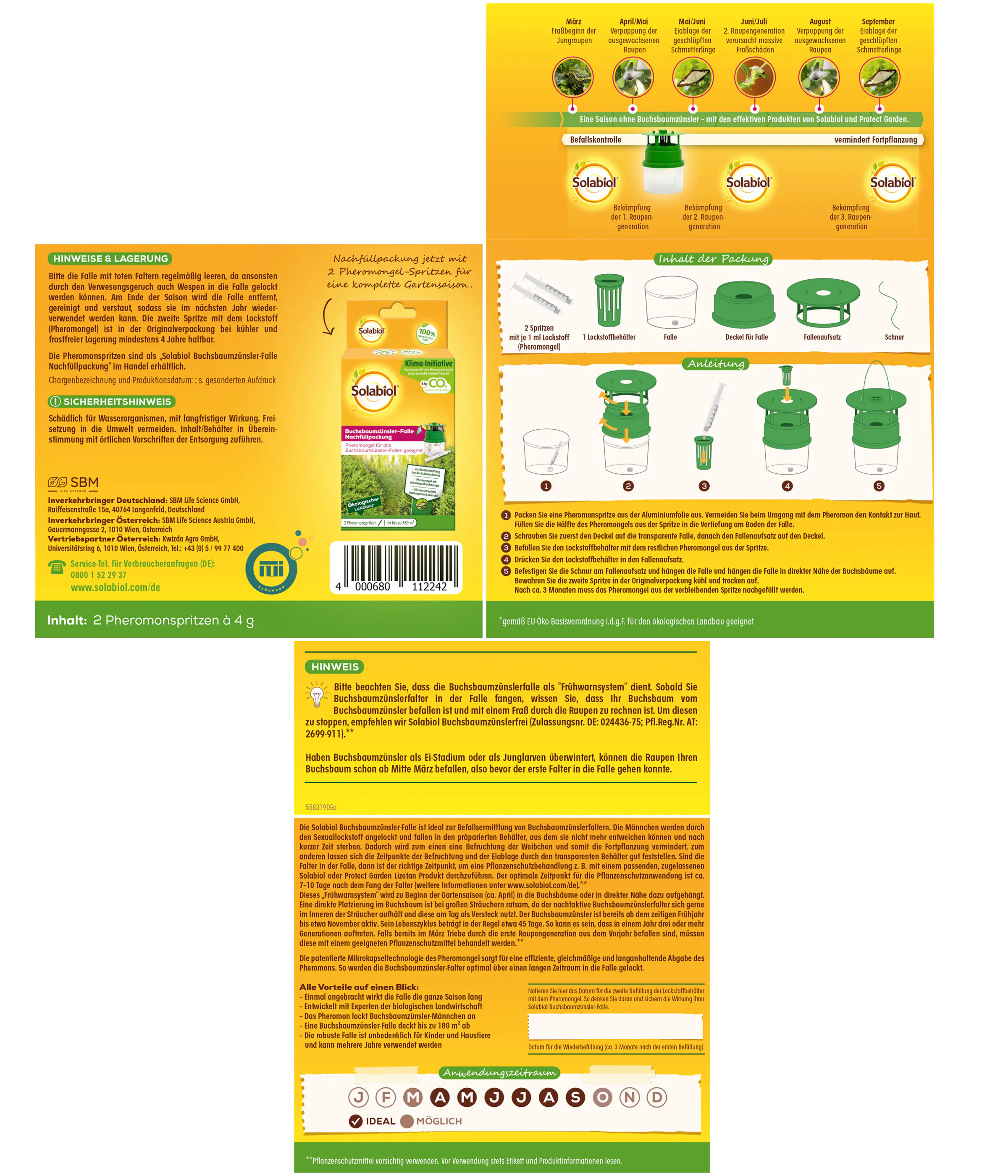 Solabiol Buchsbaumzünsler-Falle 1 Stück