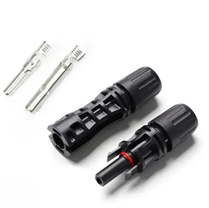 Sunlit Solarsteckverbinder Stecker und Buchse 2 Paar für Solarkabel