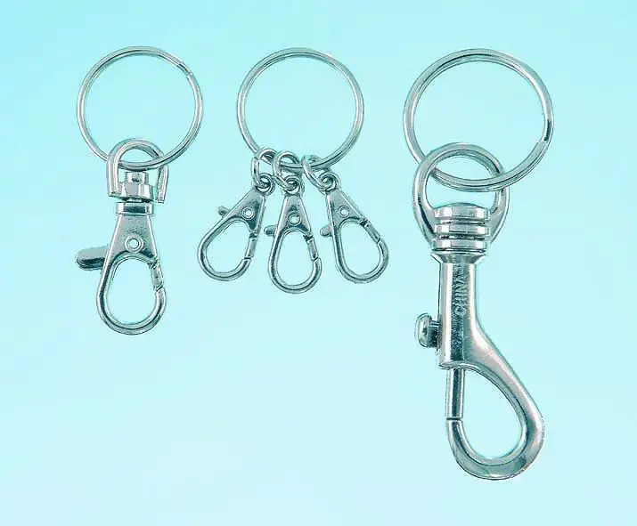 Glorex Schlüsselanhänger 1 Karabiner Ring 25 mm