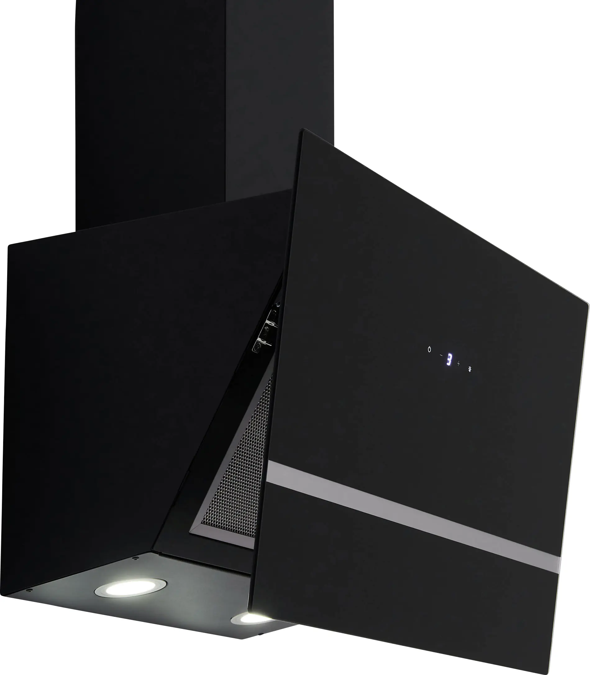 respekta Design-Schräghaube 60 cm schwarz Typ / Modell: CH 24060SAM 60 cm