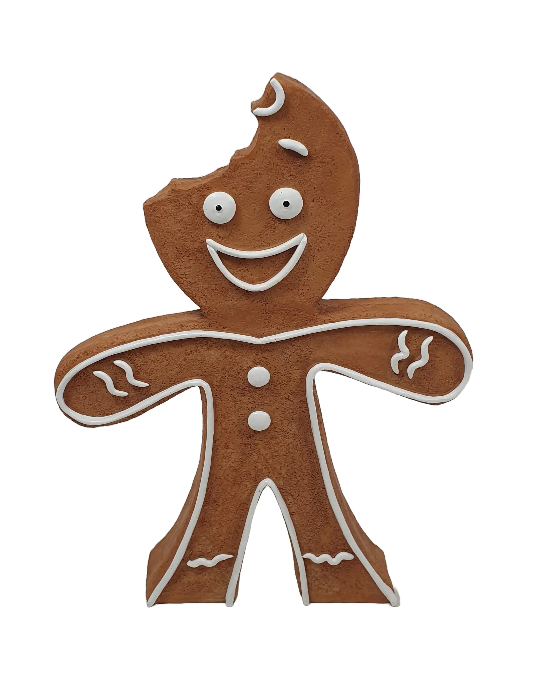 Figur Pfefferkuchenmann 37 x 27,5 x 5,5 cm braun Figur Pfefferkuchenmann 37 x 27,5 x 5,5 cm braun