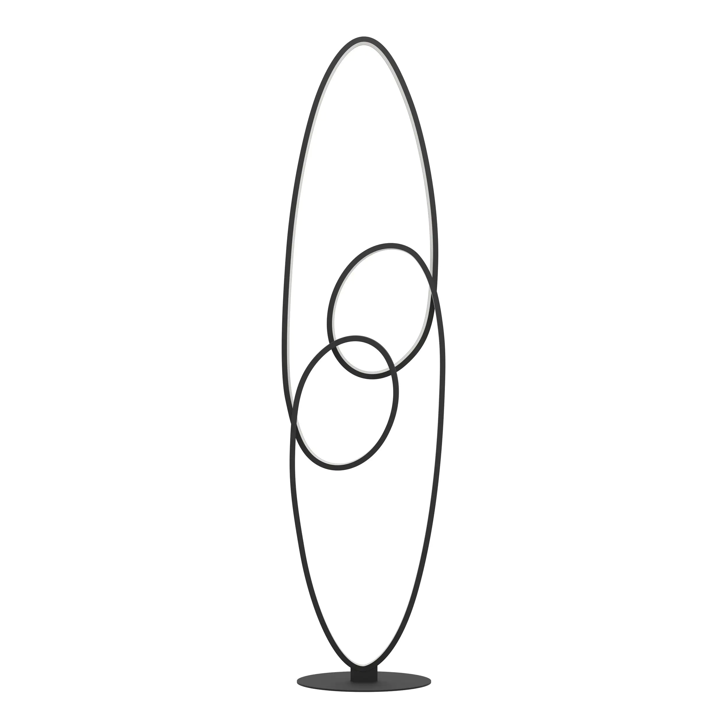 Eglo LED Stehleuchte Gianella schwarz weiß 120,5 x 25 x 30 cm