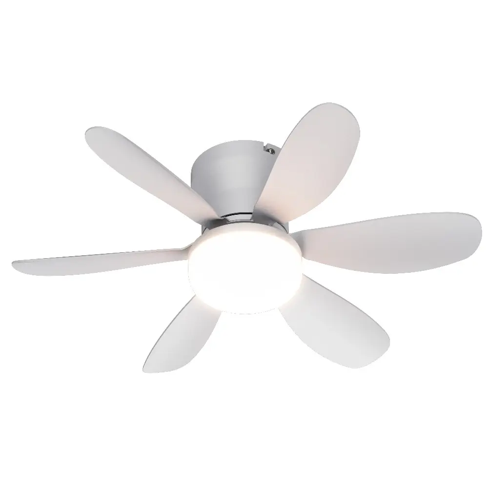 LED-Deckenventilator Chic weiß dimmbar