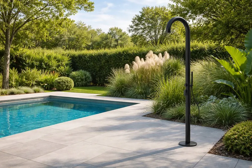 Steinbach Gartendusche Balance Aluminium schwarz