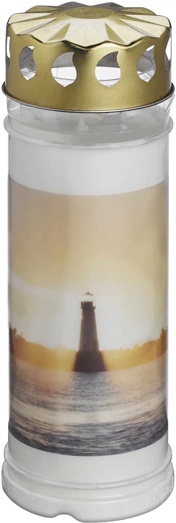 Bolsius Dauerbrenner Nr. 7 Leuchtturm weiß, Höhe 20 cm Bolsius Dauerbrenner Nr. 7 Leuchtturm weiß, Höhe 20 cm