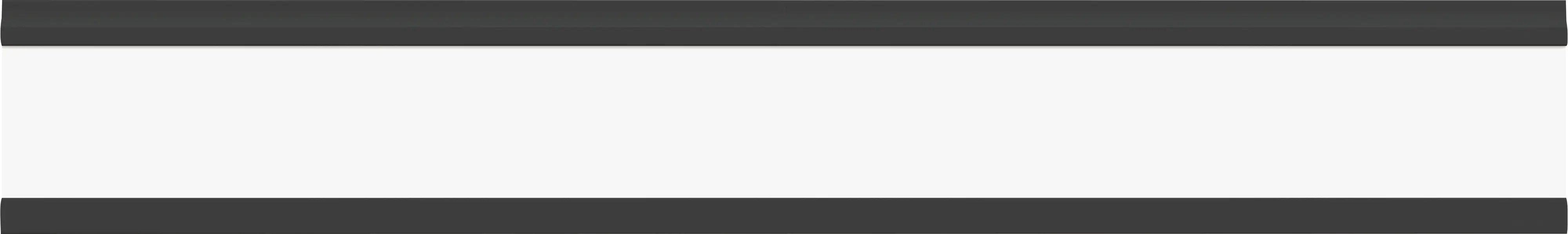 Osmo Creativprofil Alu-Fence 184 x 28 cm, HPL grau, für GE weiß