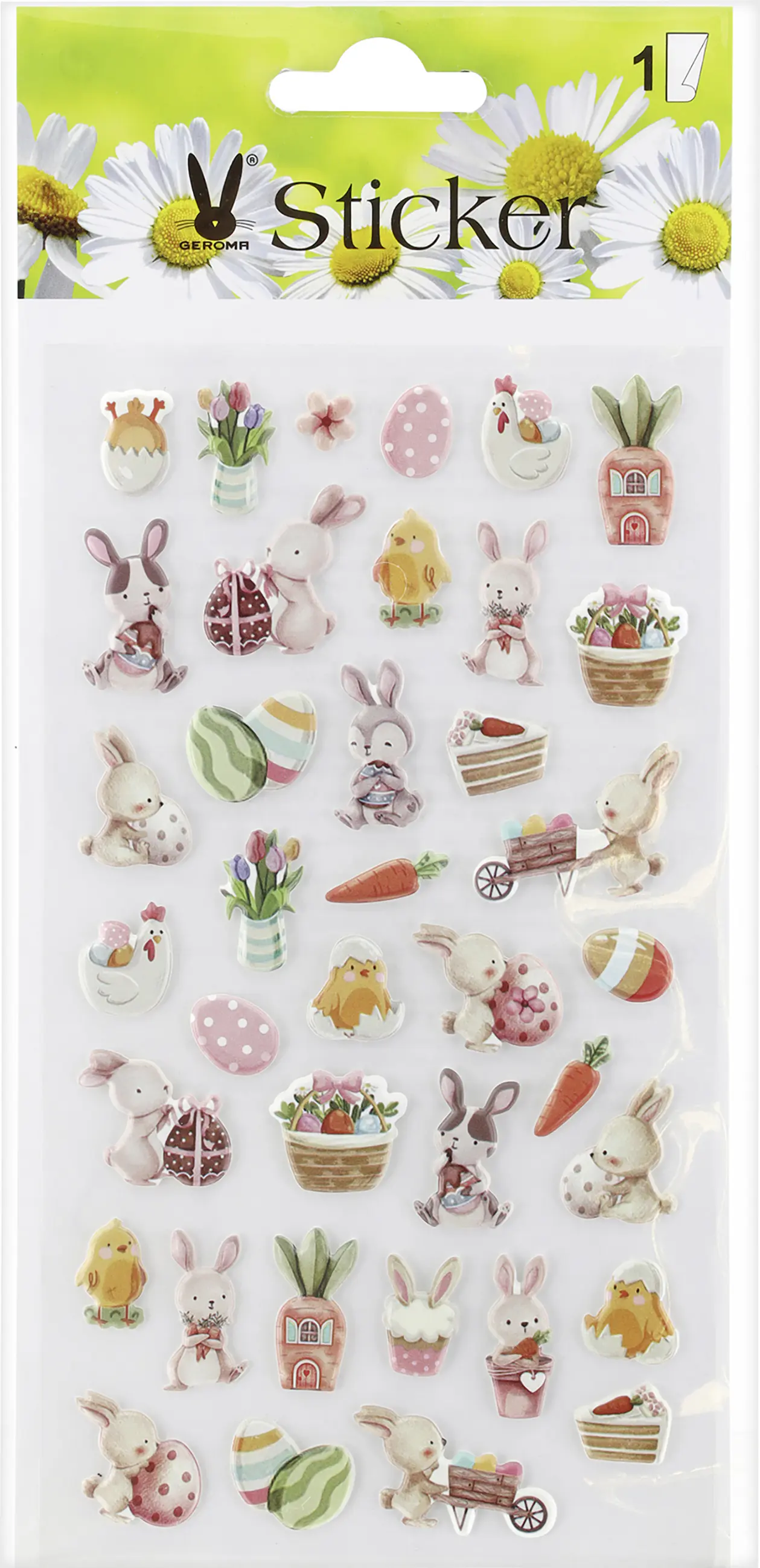 Sticker Ostermotive bunt