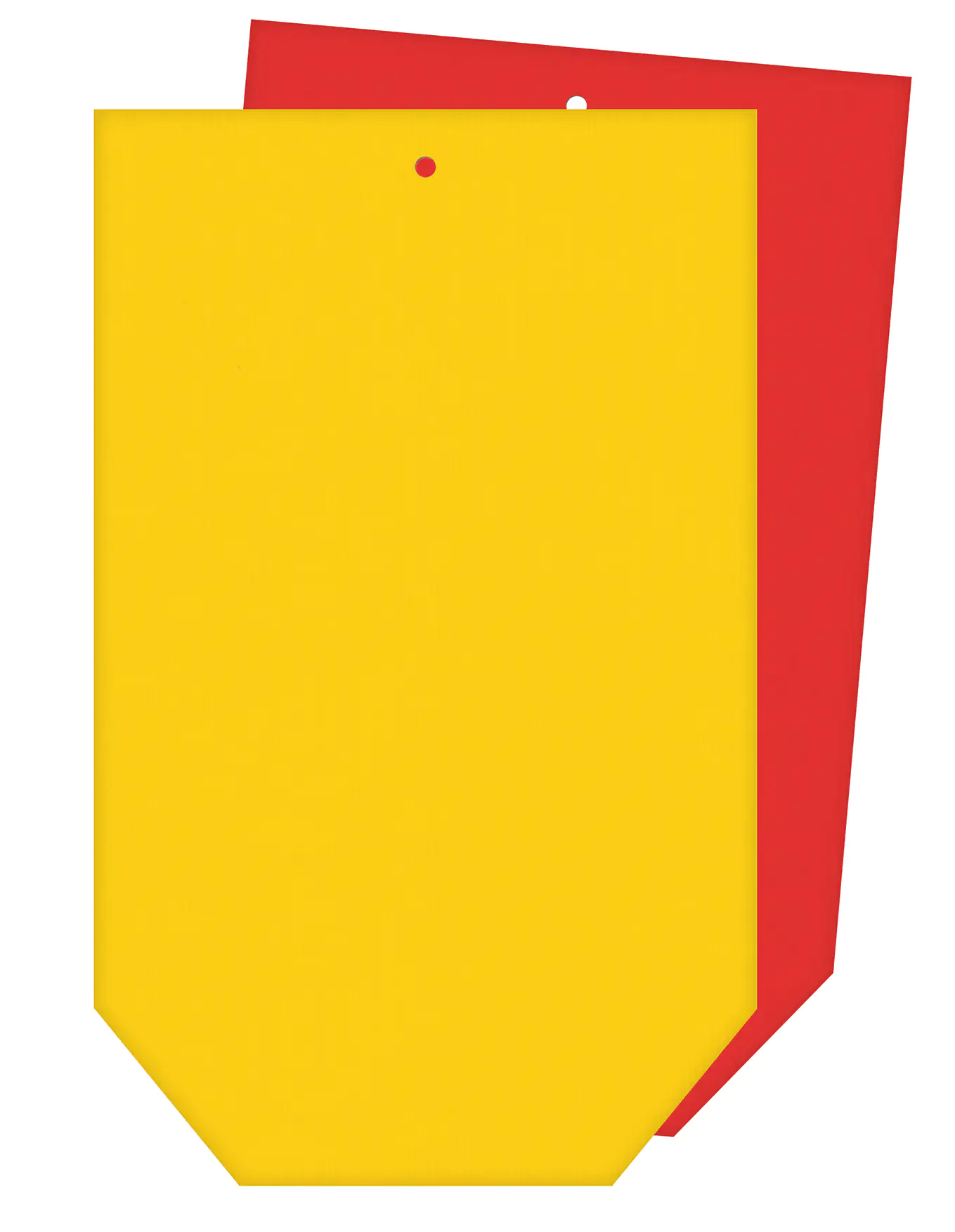 Braun & Company Geschenktasche gelb rot 16 x 26 cm