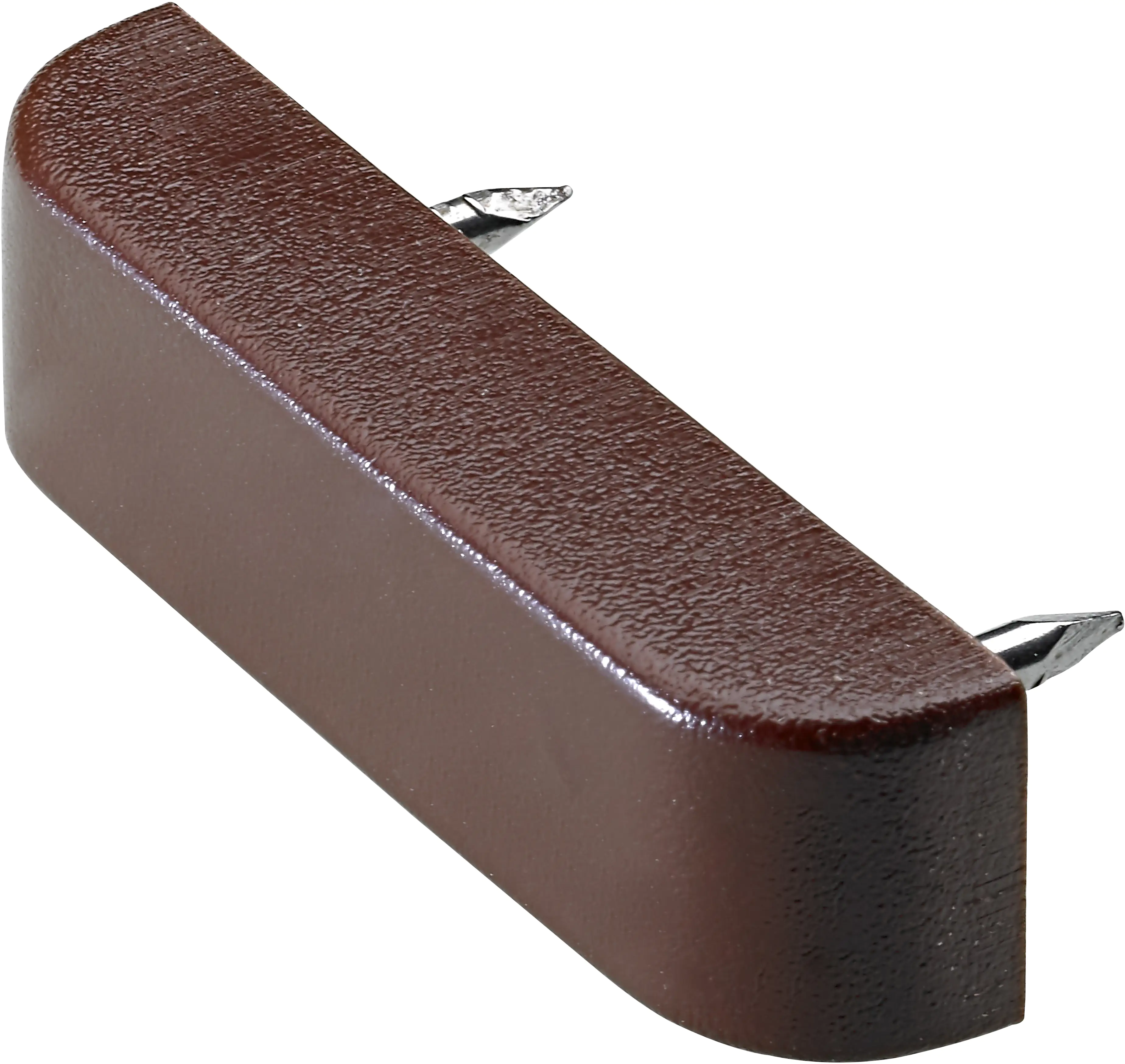 Hettich Bodenträger mit Nagelstiften braun Kunststoff/Stahl, 12 Stück