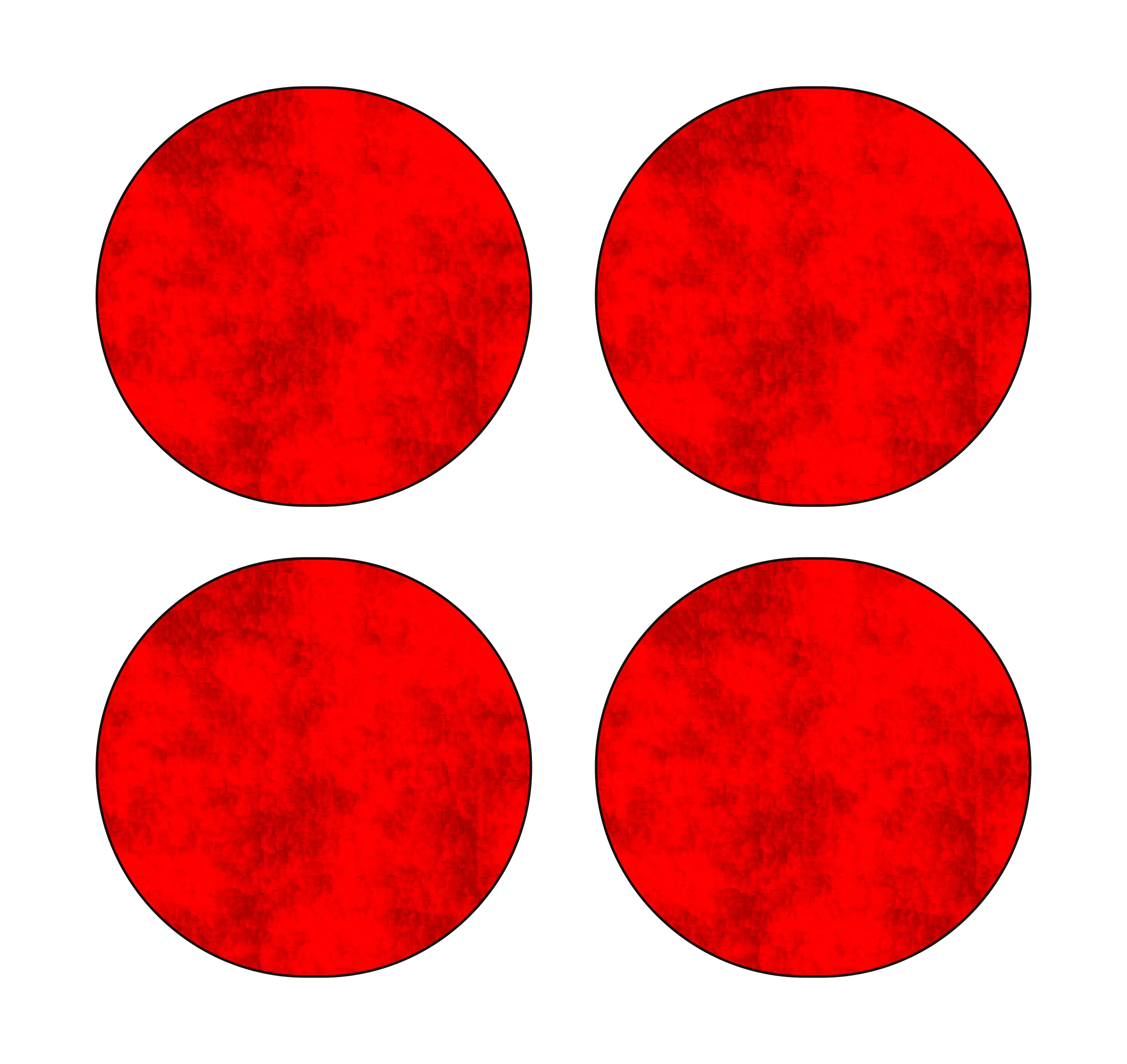 4002341215255 Hermann Schütz Aufkleber Dimension Holografie-Leucht-Reflektoren rot Punkte 105x105mm