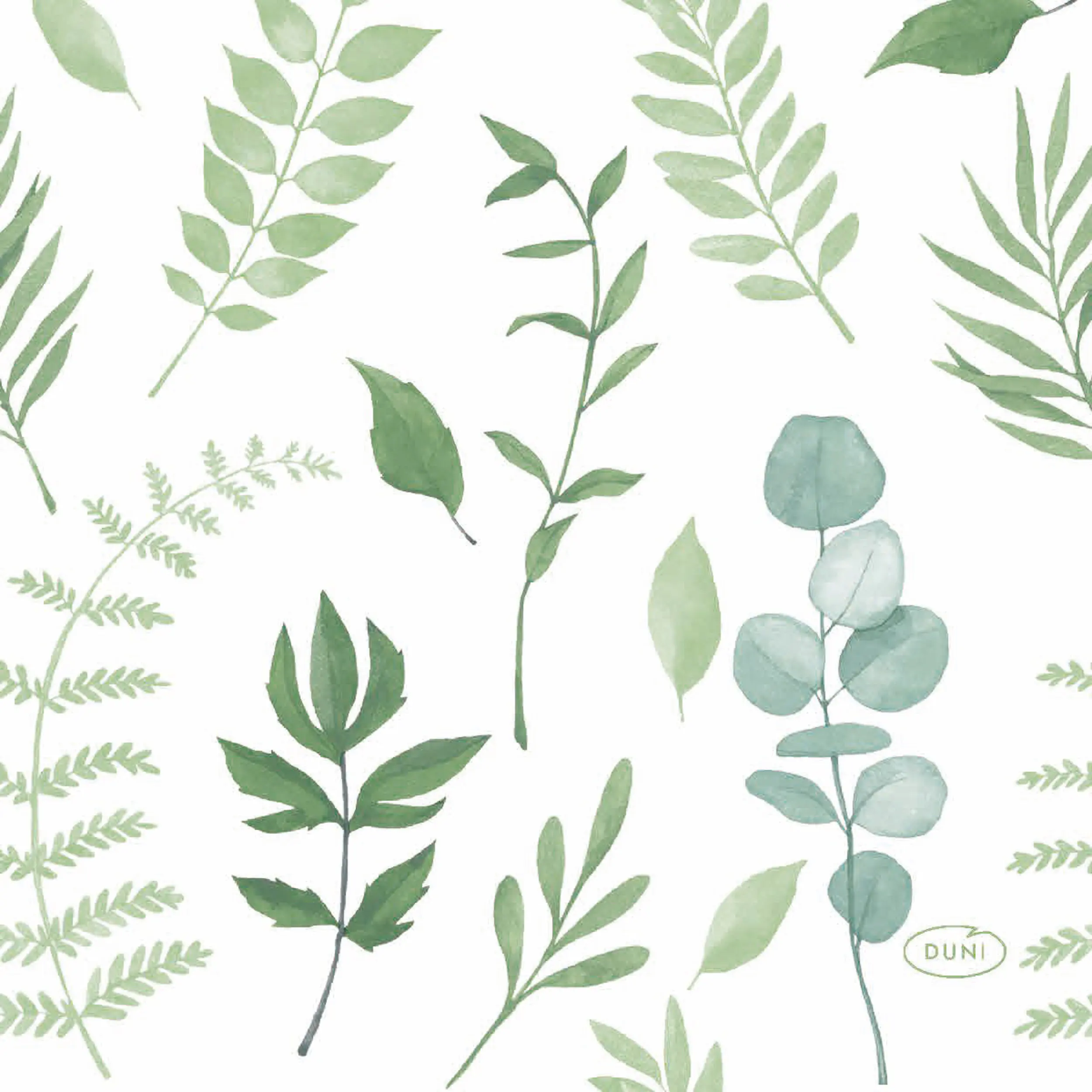 Duni Servietten Greenery 24 x 24 cm - 20er Pack