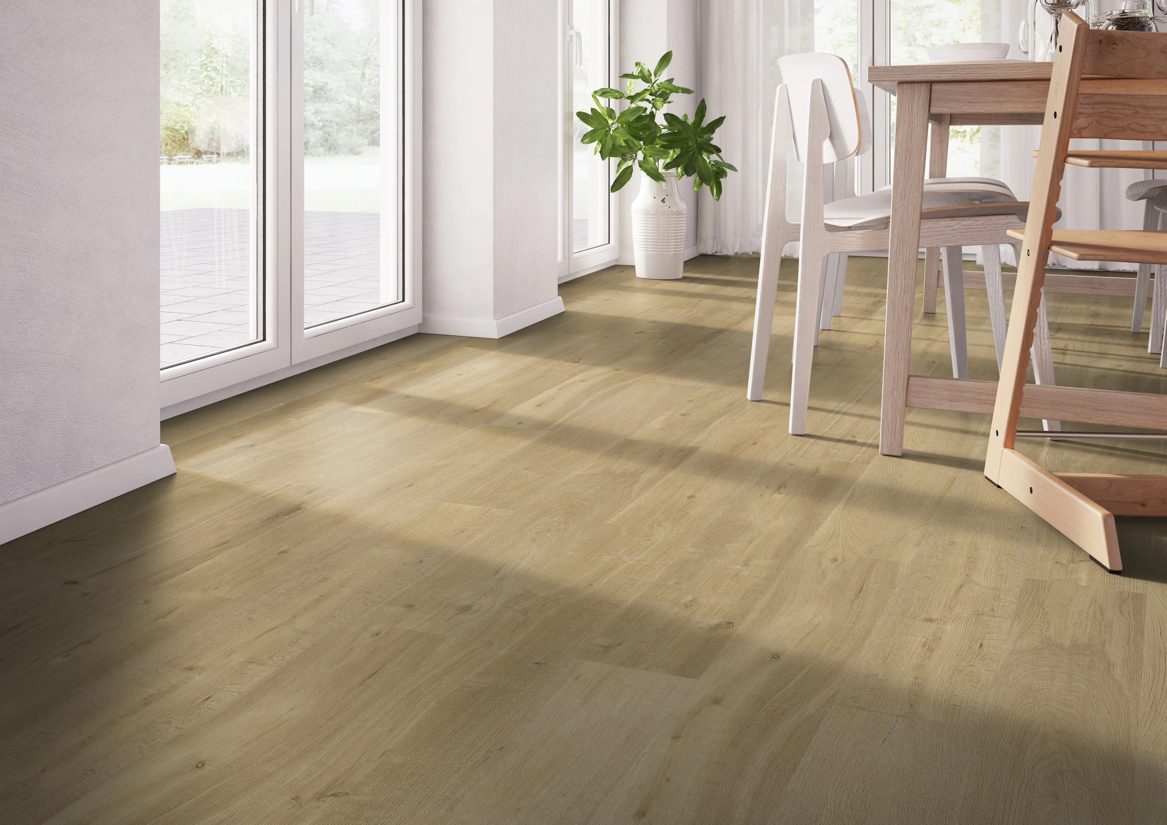 Classen Vinylboden GreenVinyl Traubeneiche gehobelt Landhausdiele 129 x 17,3 cm 4 mm