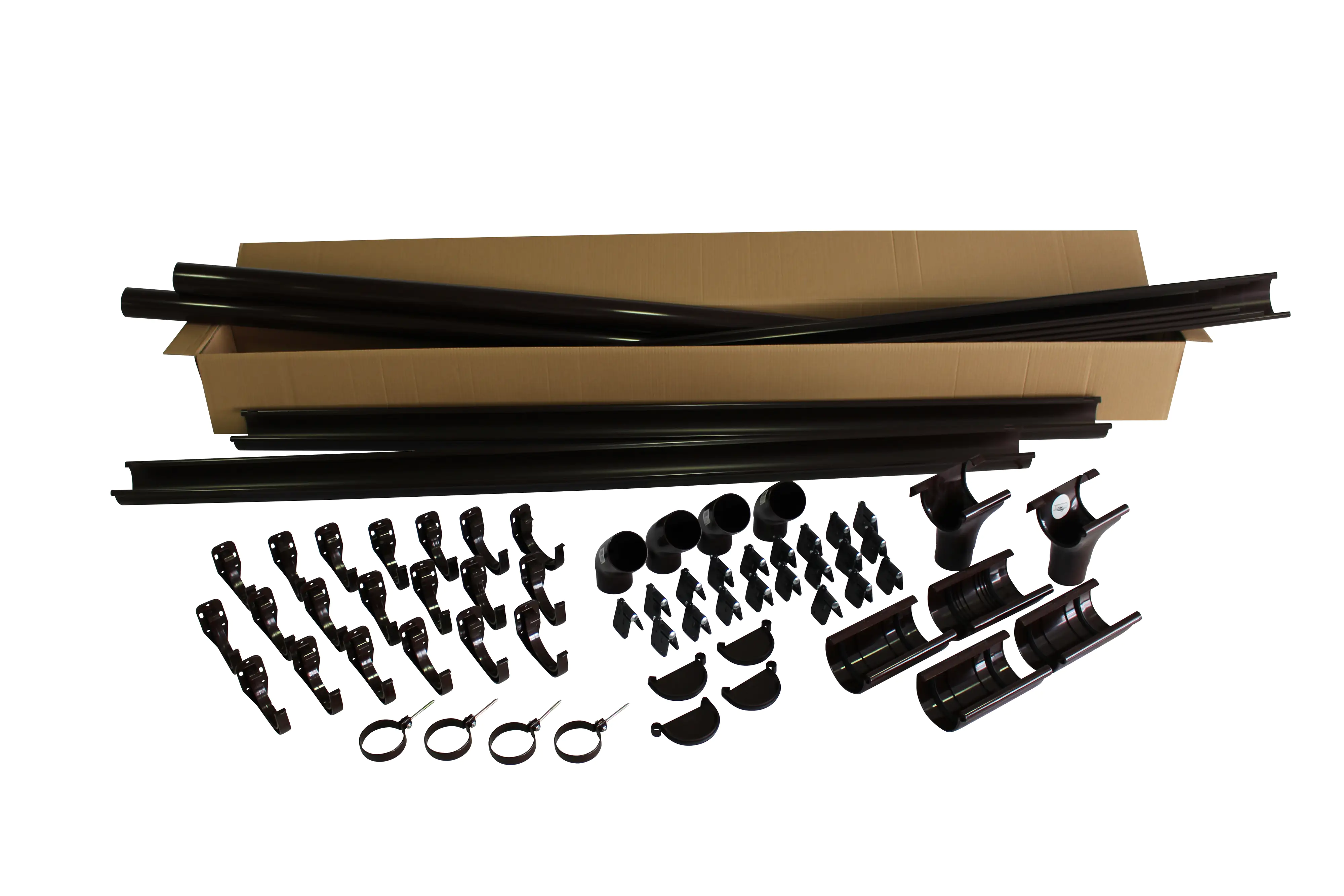 Marley Dachrinnen-Komplettset RG 100 für Garten- und Blockhäuser bis 6 m Marley Dachrinnen-Komplettset RG 100 für Garten- und Blockhäuser bis 6 m