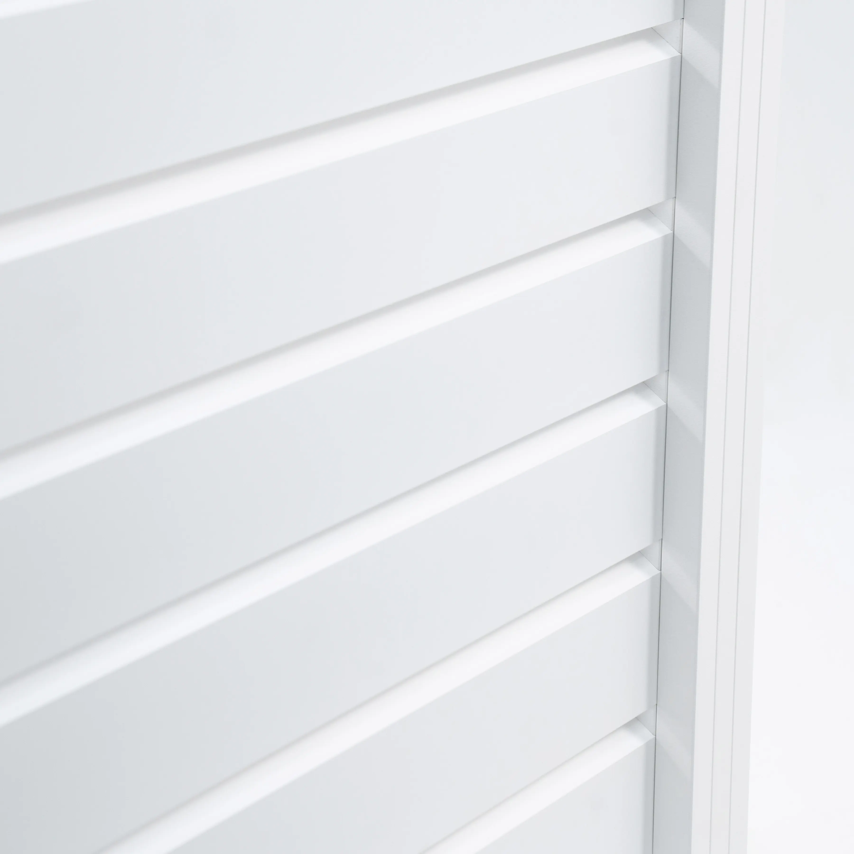 Ambiente Alu-Zaun Erweiterungsset Rhombus MINI 187 x 244,2 cm weiß