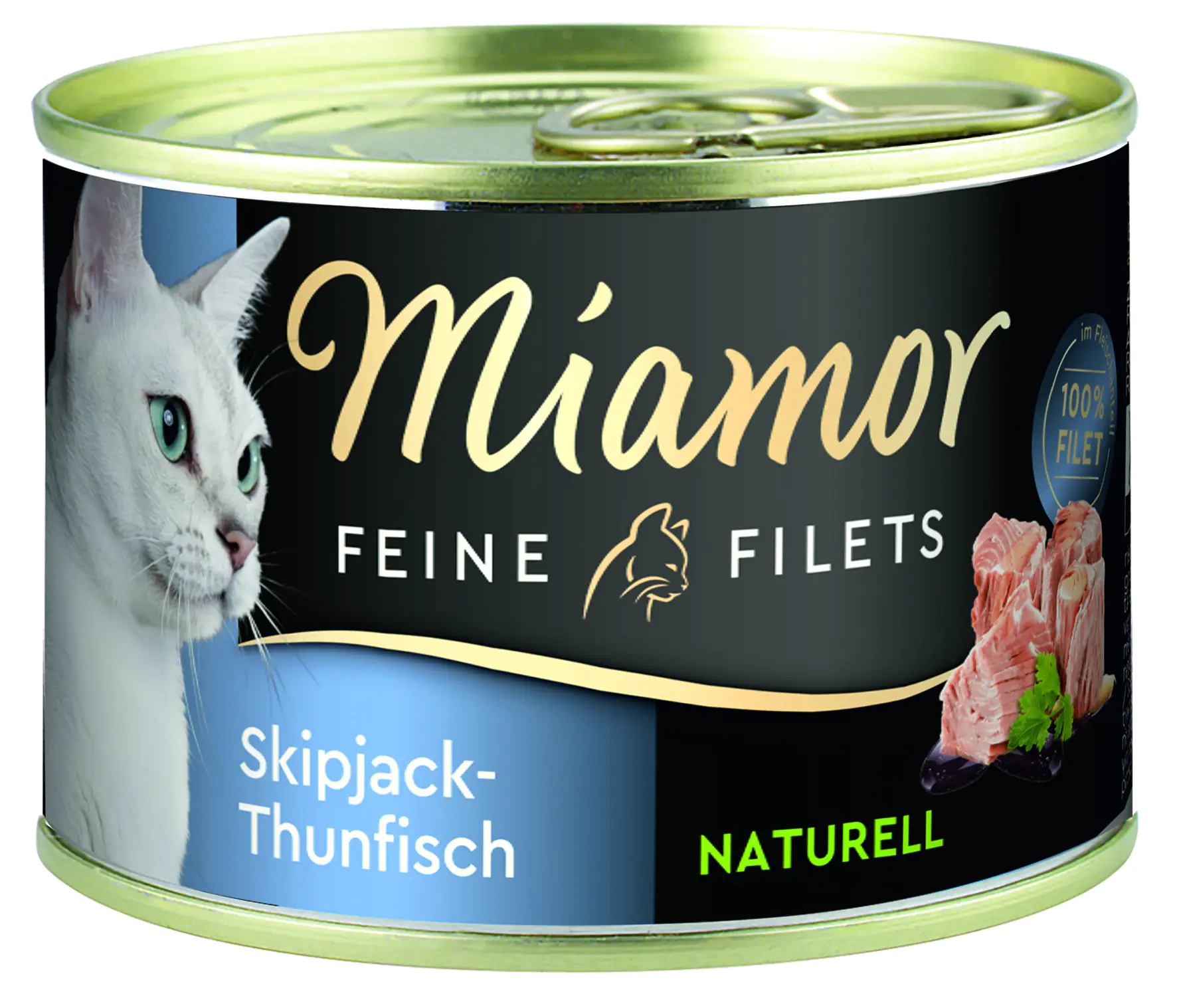 Miamor Feine Filets Naturell Skipjack-Thunfisch 156 g Miamor Feine Filets Naturell Skipjack-Thunfisch 156 g