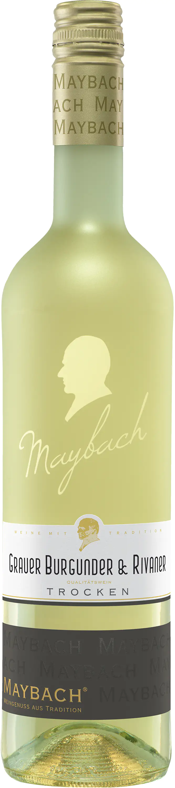 Maybach Weißwein Grauer Burgunder Rivaner trocken Deutschland 1 x 0,75 L