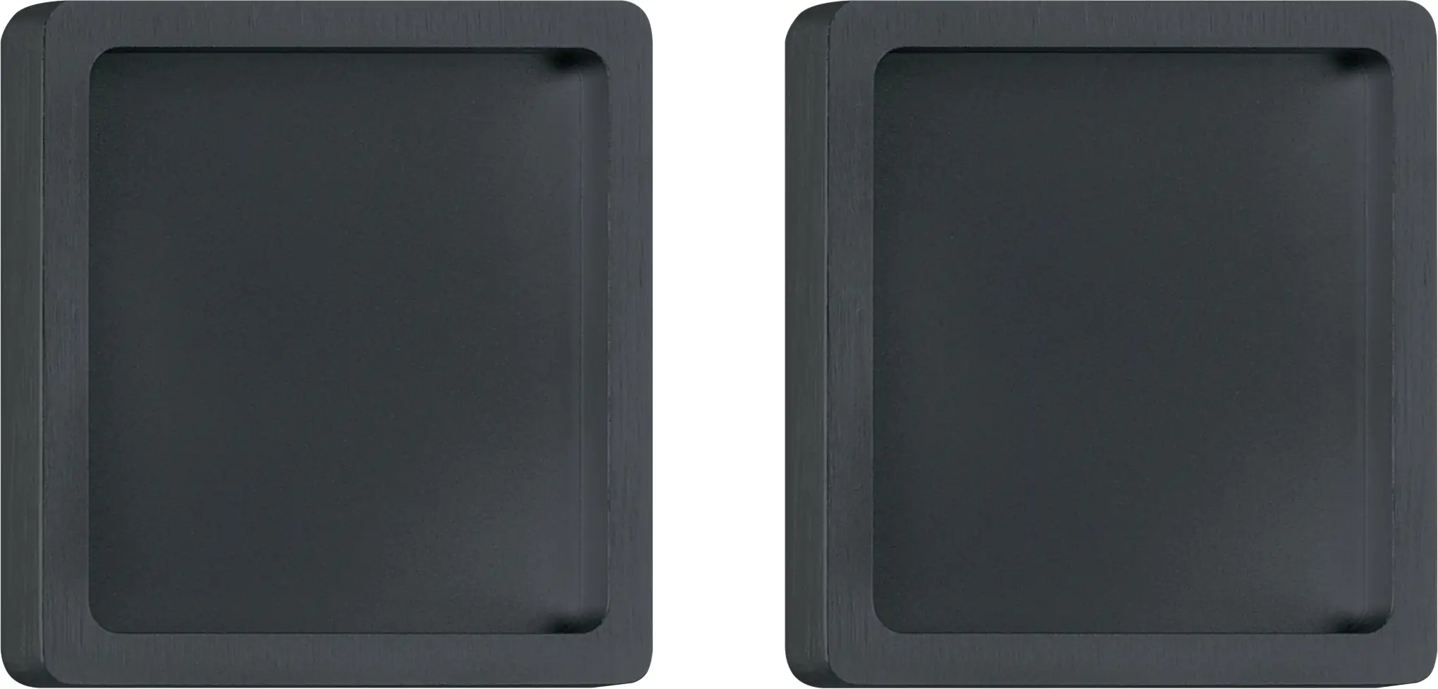 Ambiente Schienen-Set Aluminium matt schwarz für Glas-Schiebetür Ambiente Schienen-Set Aluminium matt schwarz für Glas-Schiebetür