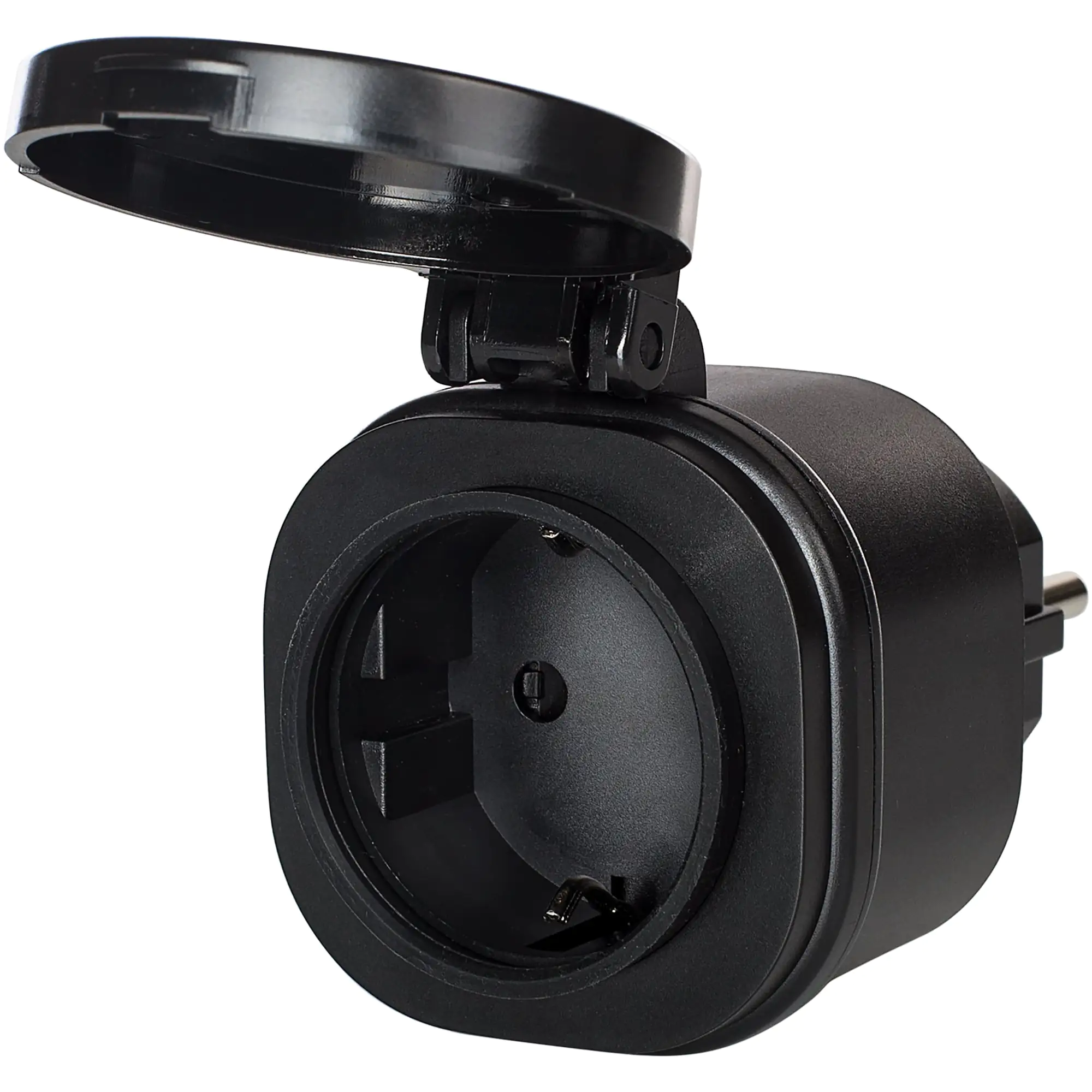 Smartwares Mini-Außen-Funk-Steckdose Plug&Connect schwarz, IP44