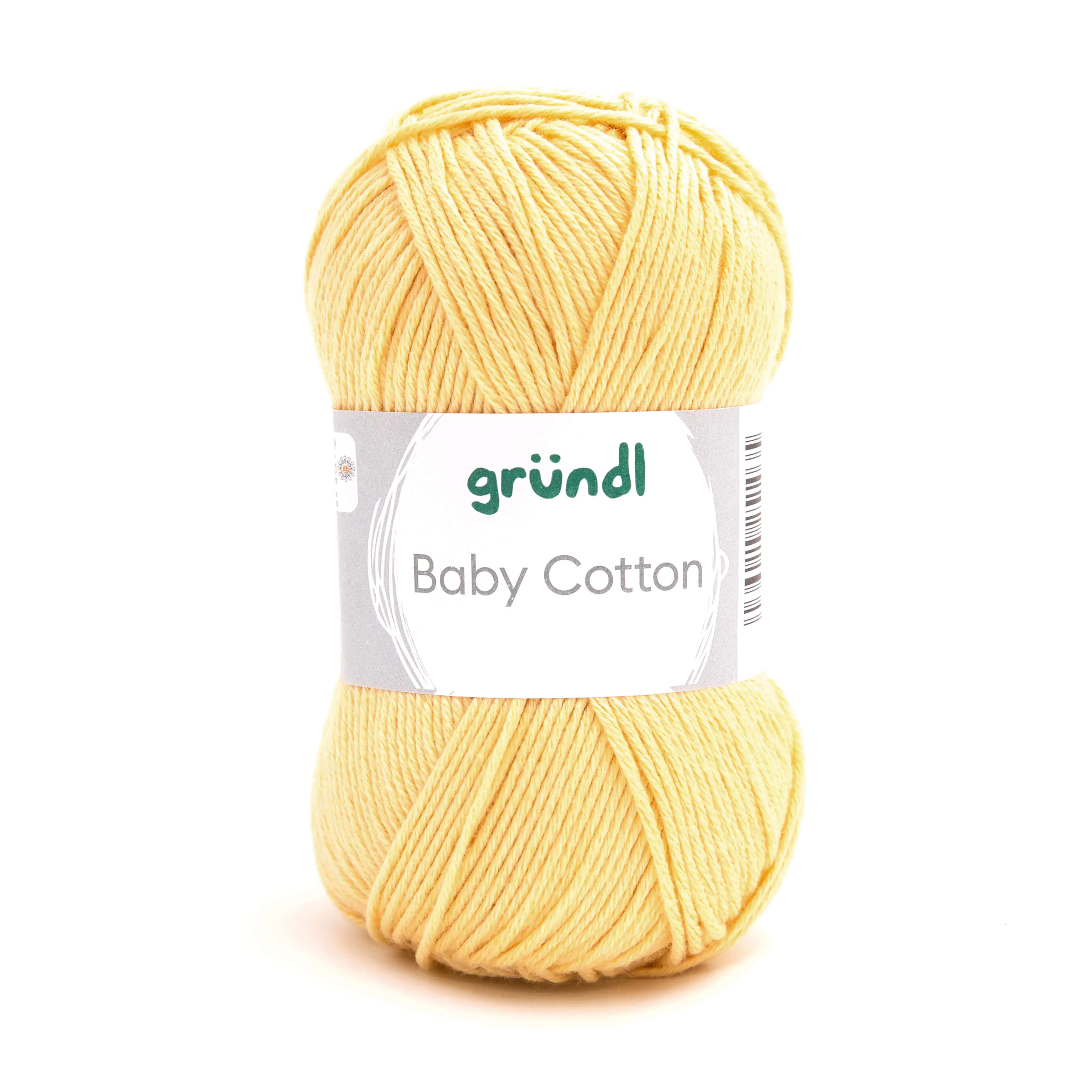 Gründl Wolle Baby Cotton 50 g gelb