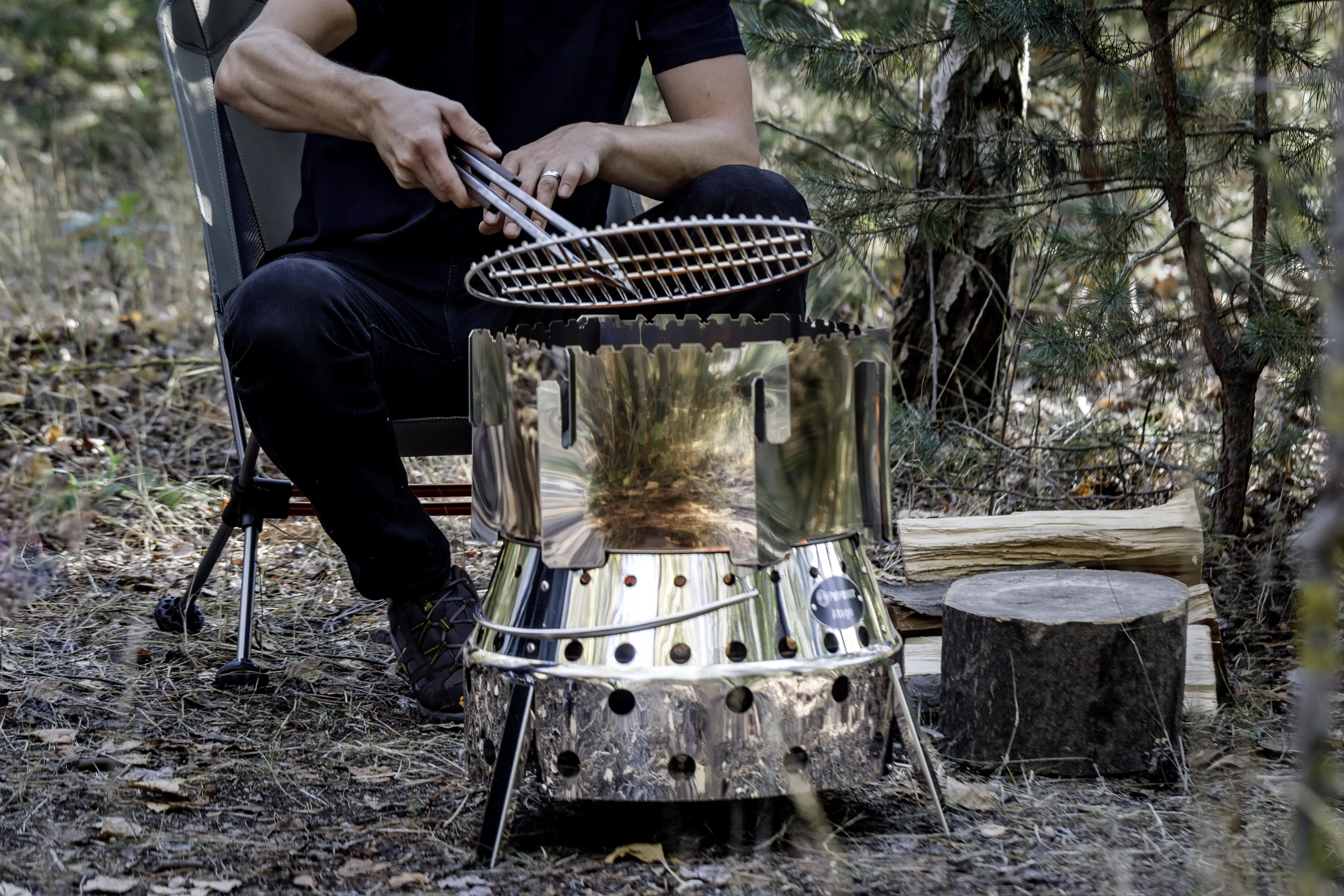 Petromax Atago Reflektorschild Edelstahl