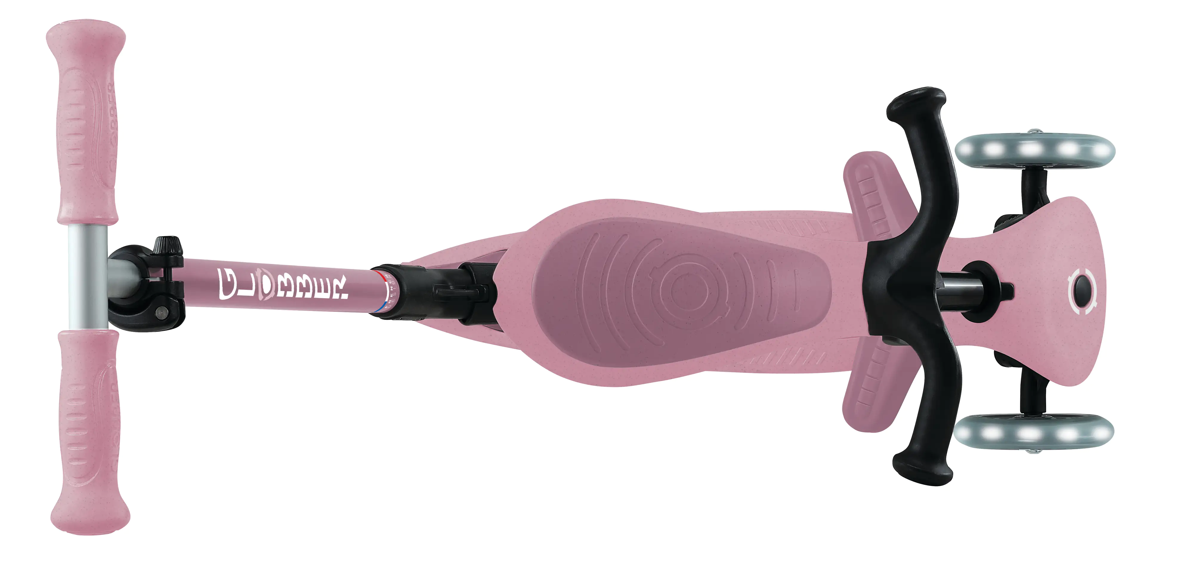 Globber 3-in-1 Fahrzeug Go-Up Active Lights Eco beere mit Leuchtrollen