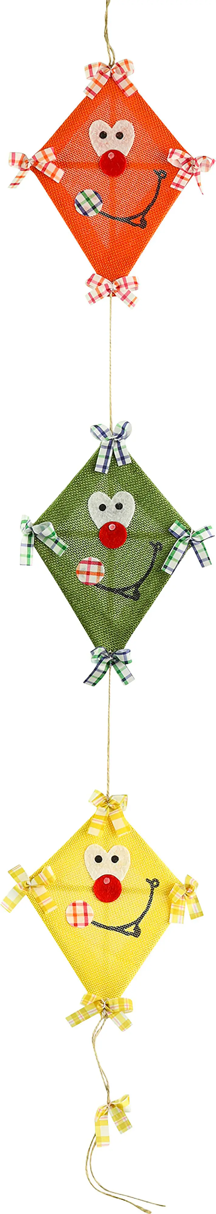 Dekoanhänger Drachengirlande 80 cm bunt 