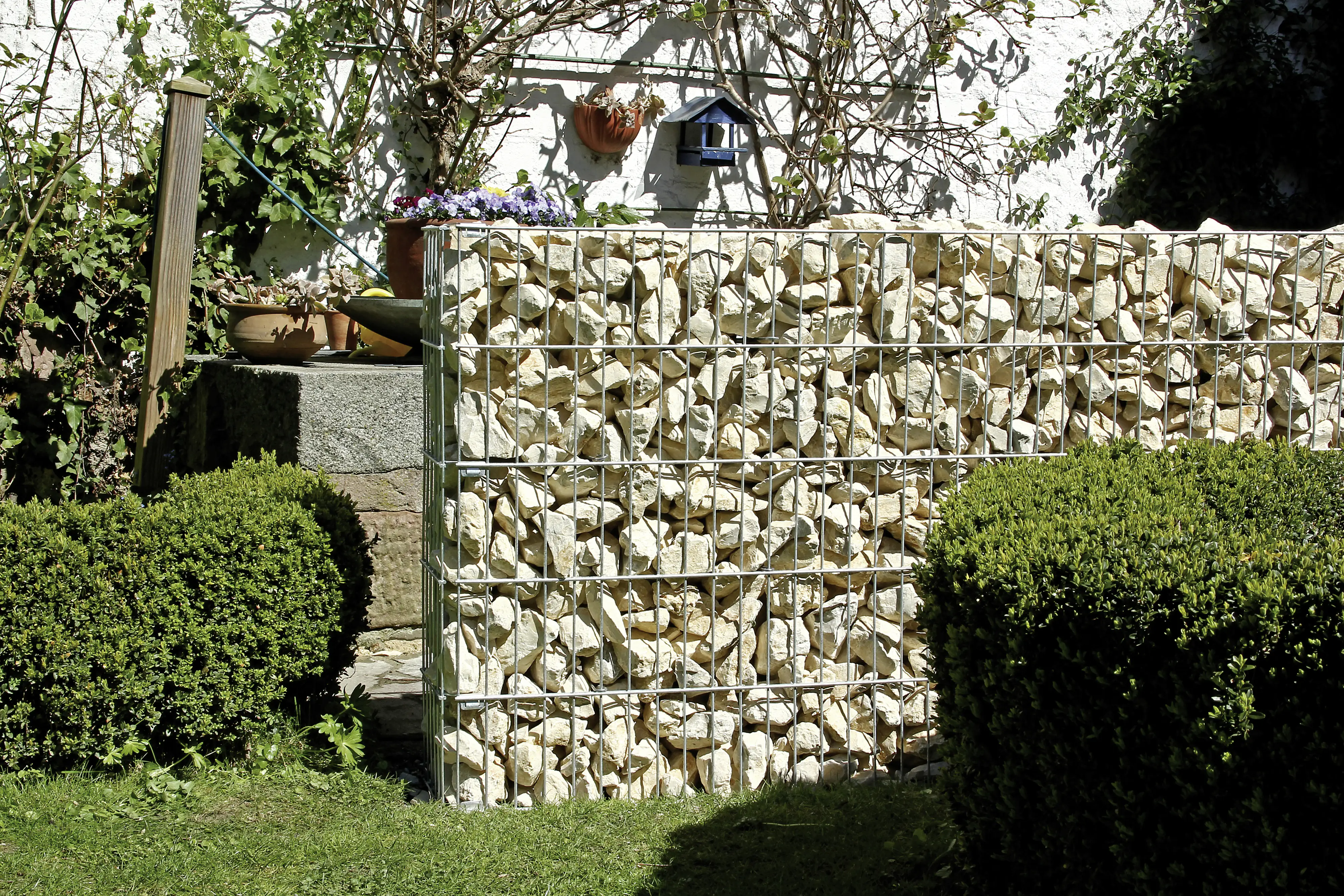 Alberts Gabionen Anbauset Cluster 200 x 80 cm feuerverzinkt zE