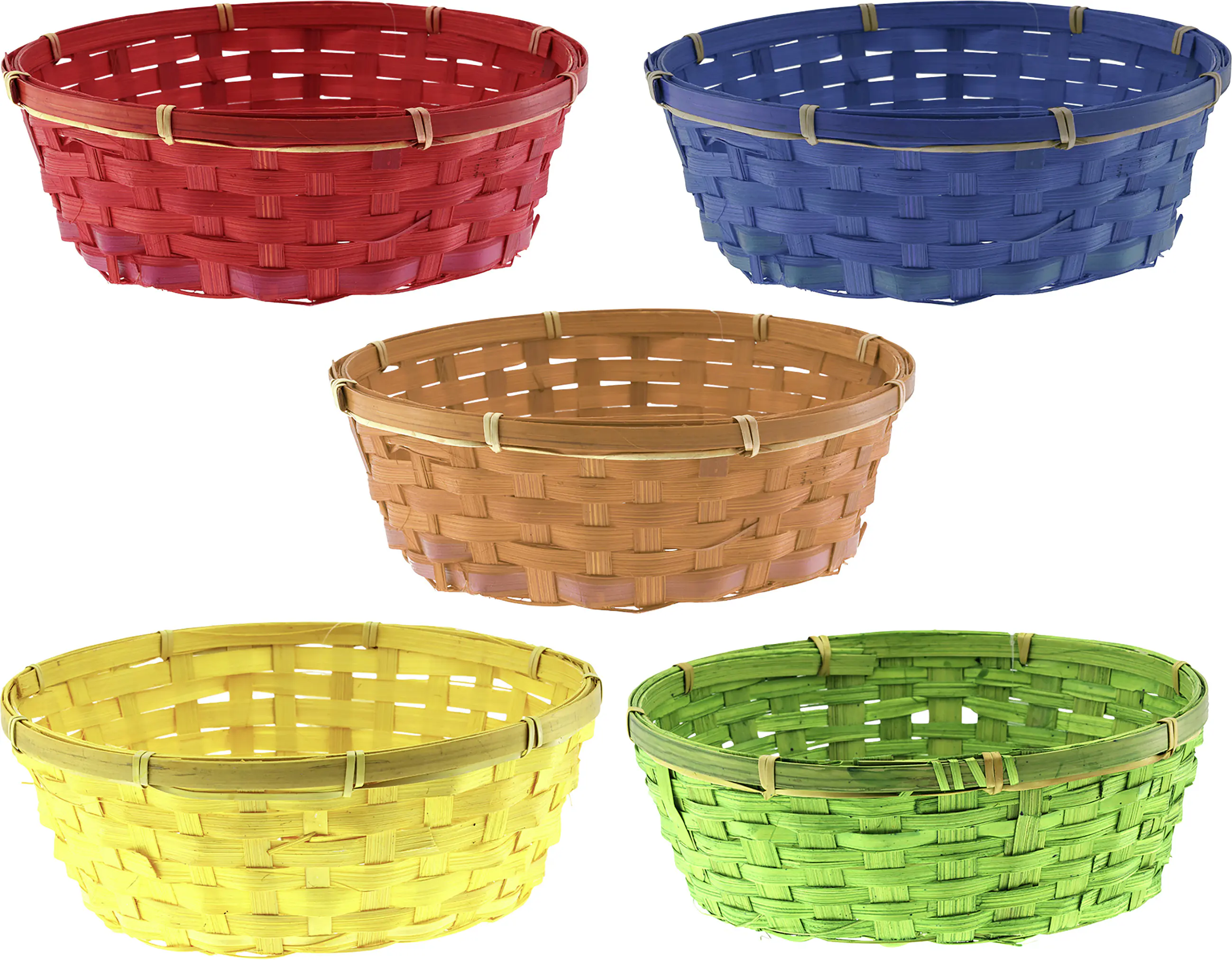 Osterkörbchen Bambus Ø 25 cm bunt Osterkörbchen Bambus Ø 25 cm bunt