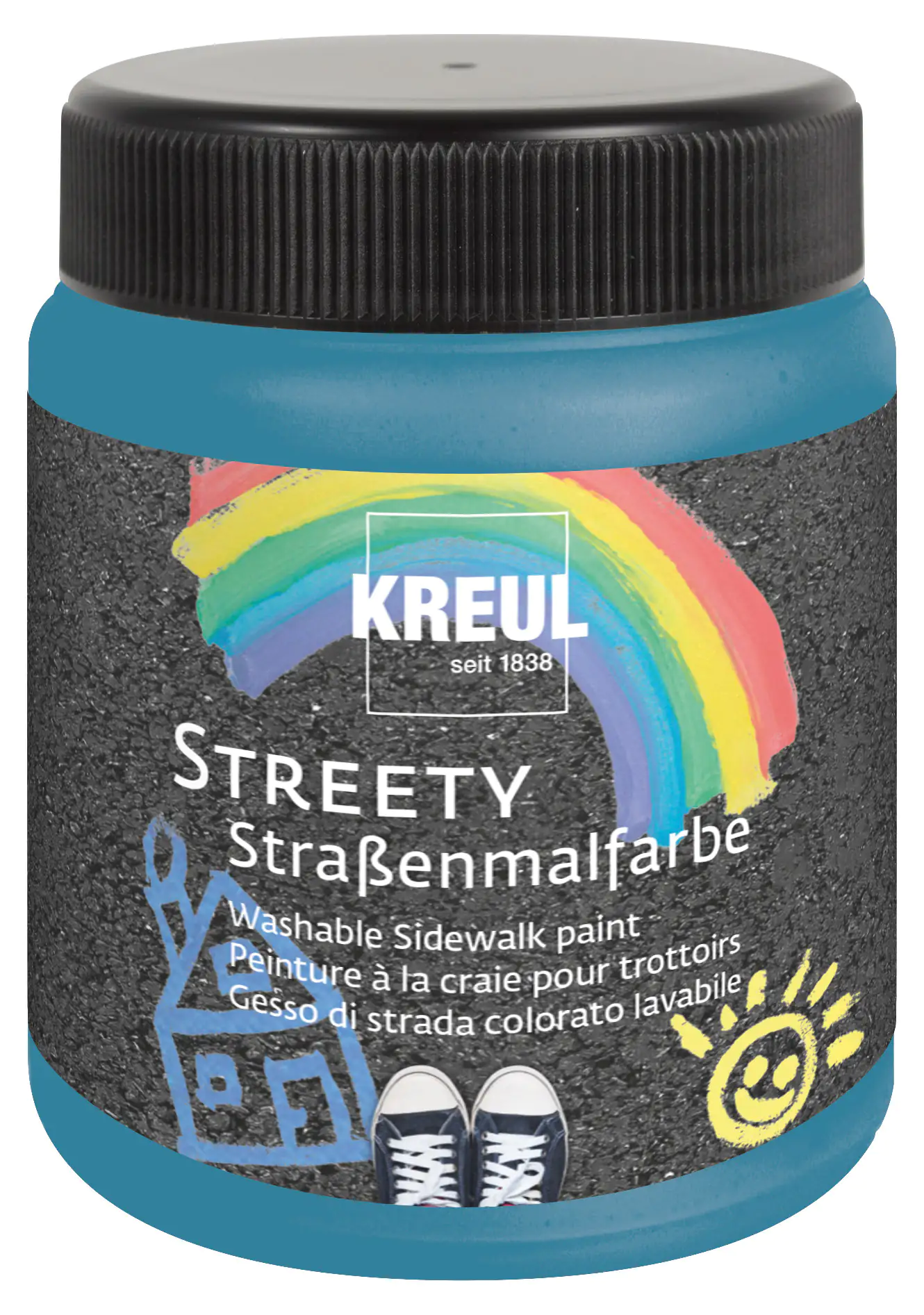 Kreul Streety Straßenmalfarbe Badelatschenblau 200 ml